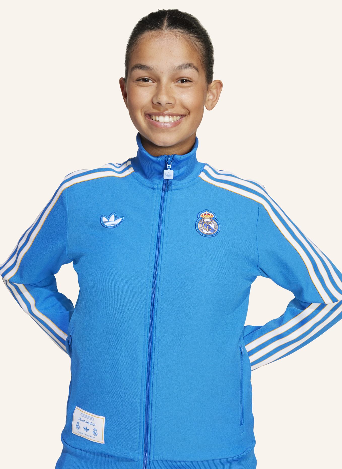 adidas Originals REAL MADRID TERRACE ICONS TRACK TOP: BLAU