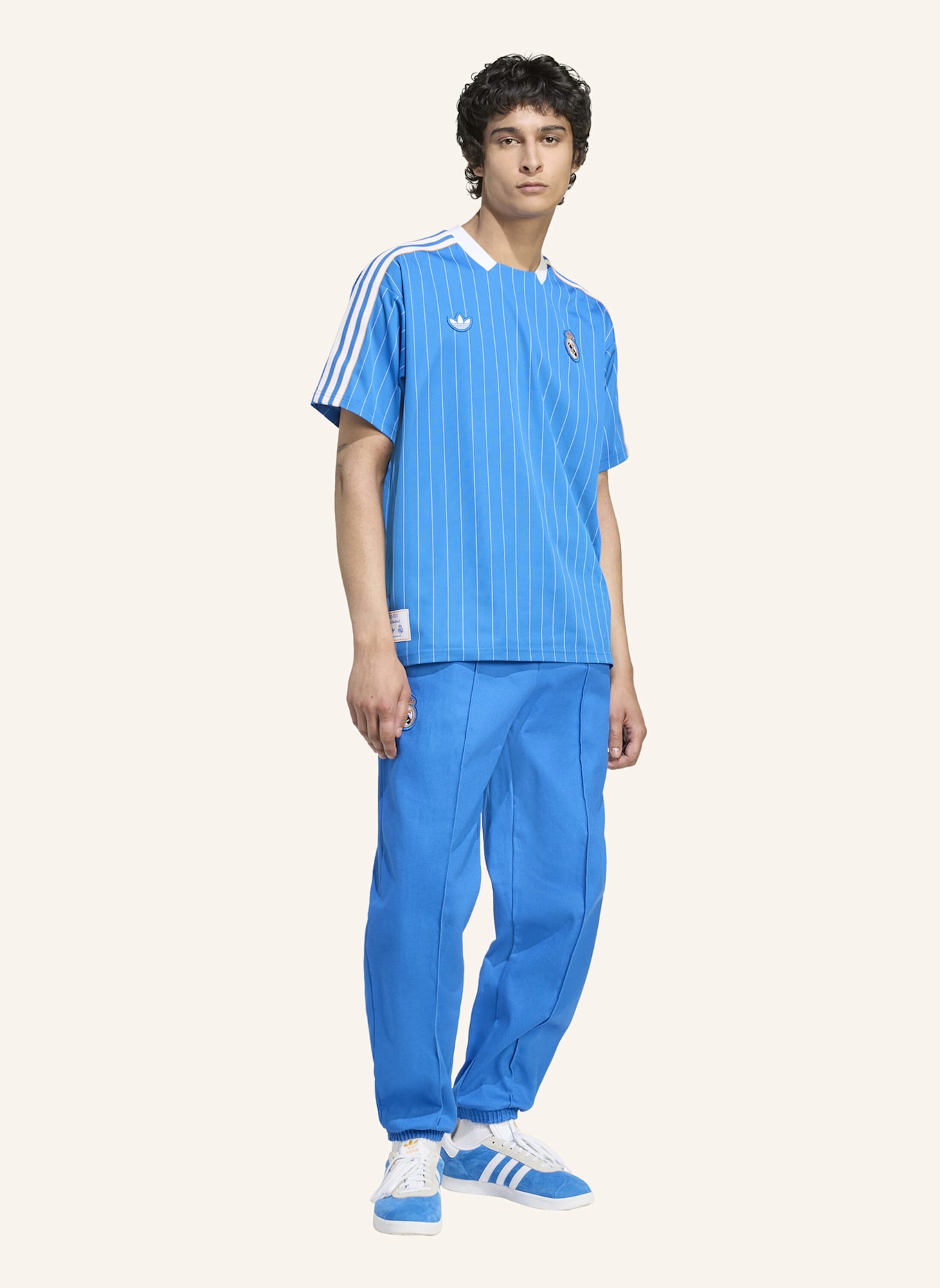 adidas Originals REAL MADRID TERRACE ICONS JERSEY: BLAU