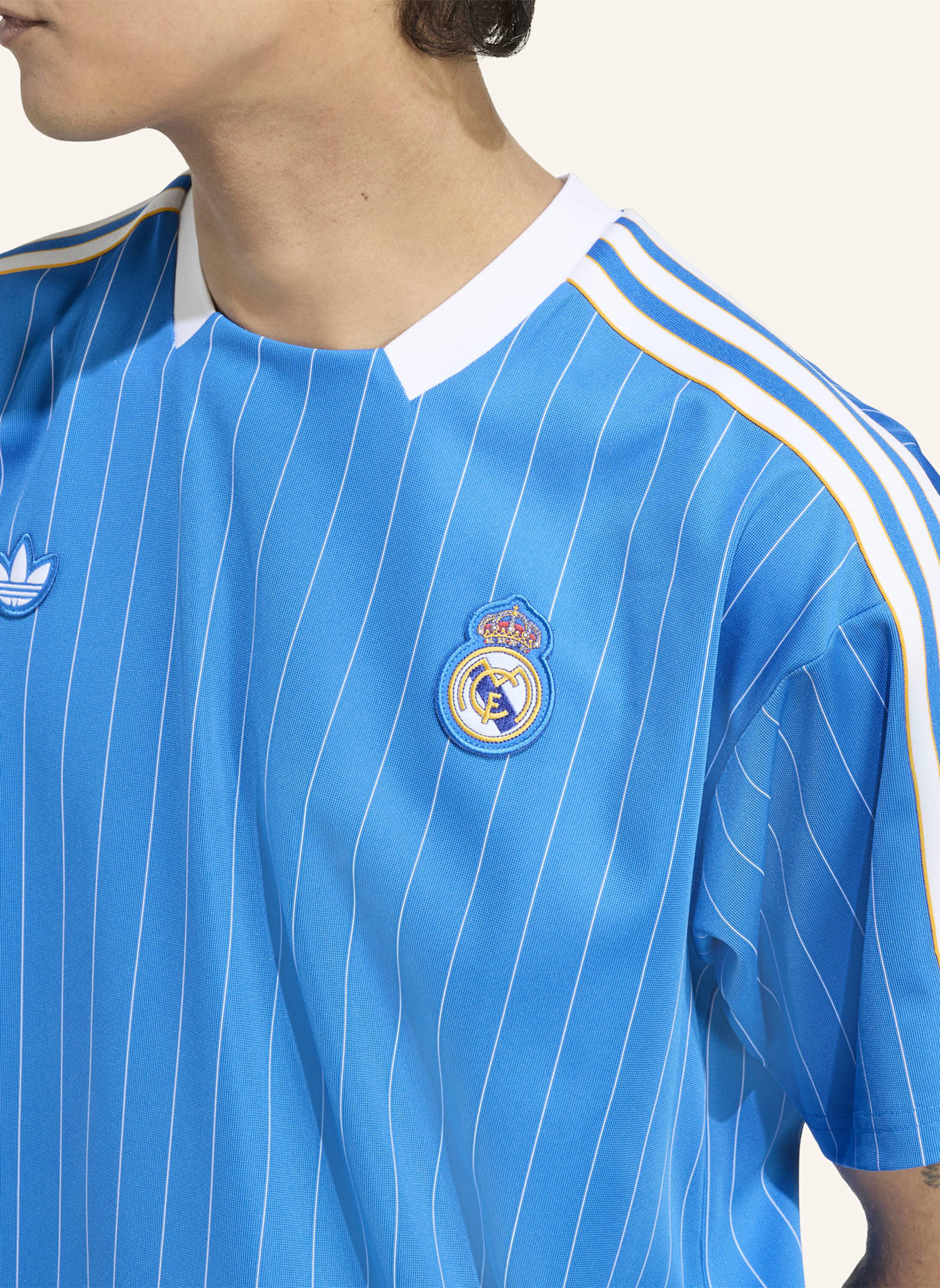 adidas Originals REAL MADRID TERRACE ICONS JERSEY: BLAU