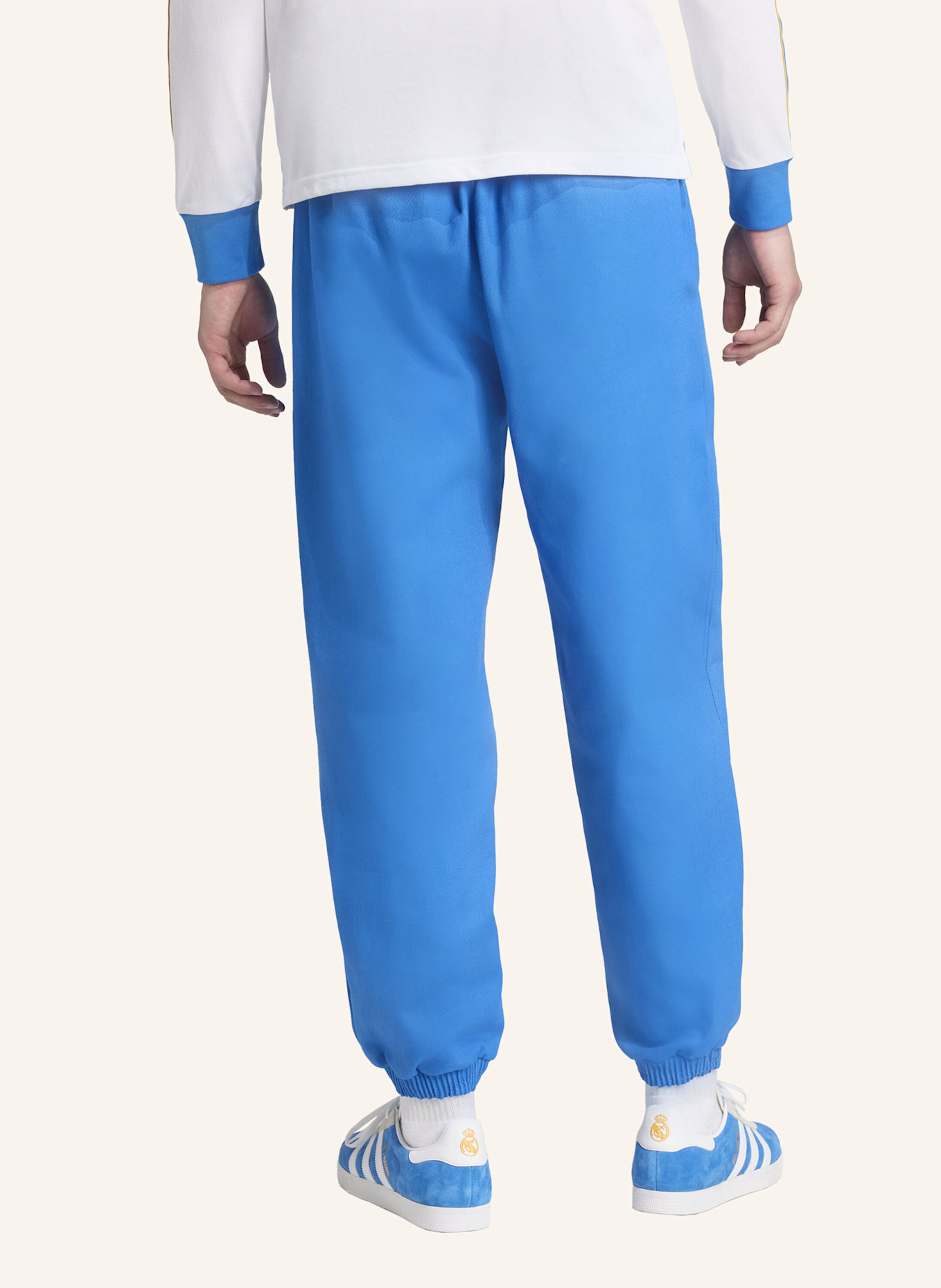 adidas Originals REAL MADRID TERRACE ICONS DRILL HOSE: BLAU