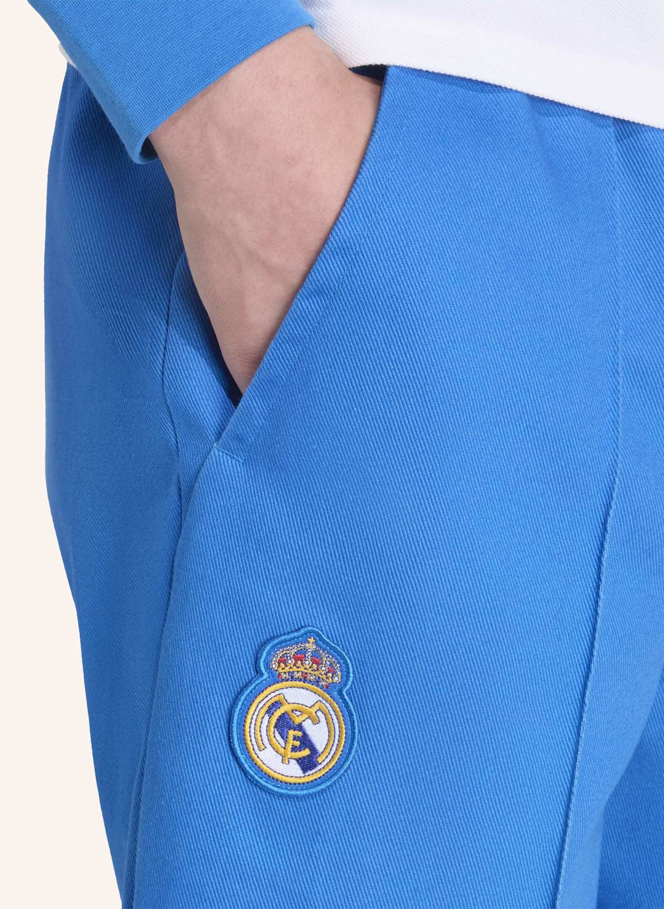 adidas Originals REAL MADRID TERRACE ICONS DRILL HOSE: BLAU