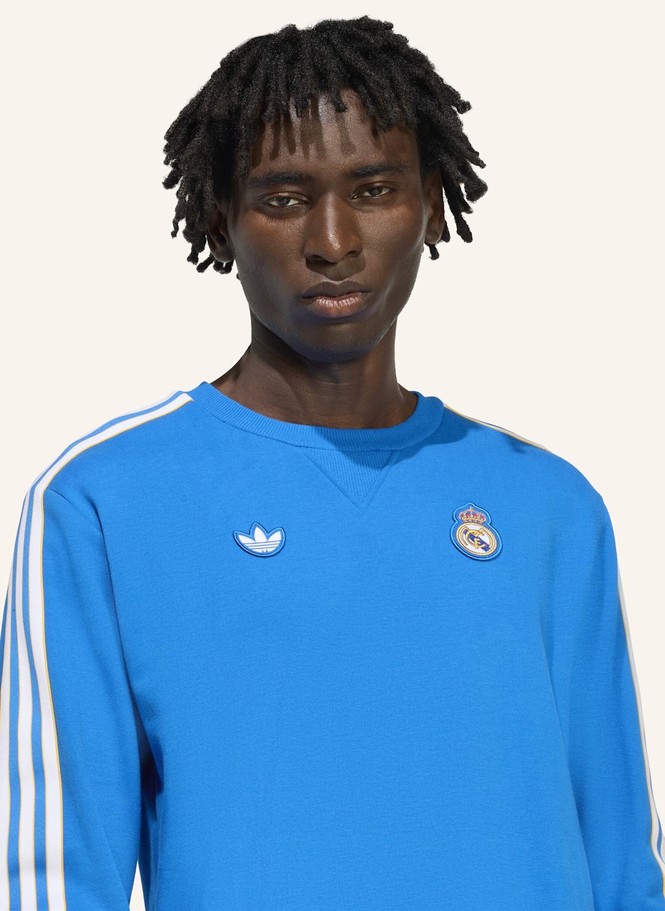 adidas Originals REAL MADRID TERRACE ICONS SWEATSHIRT: BLAU
