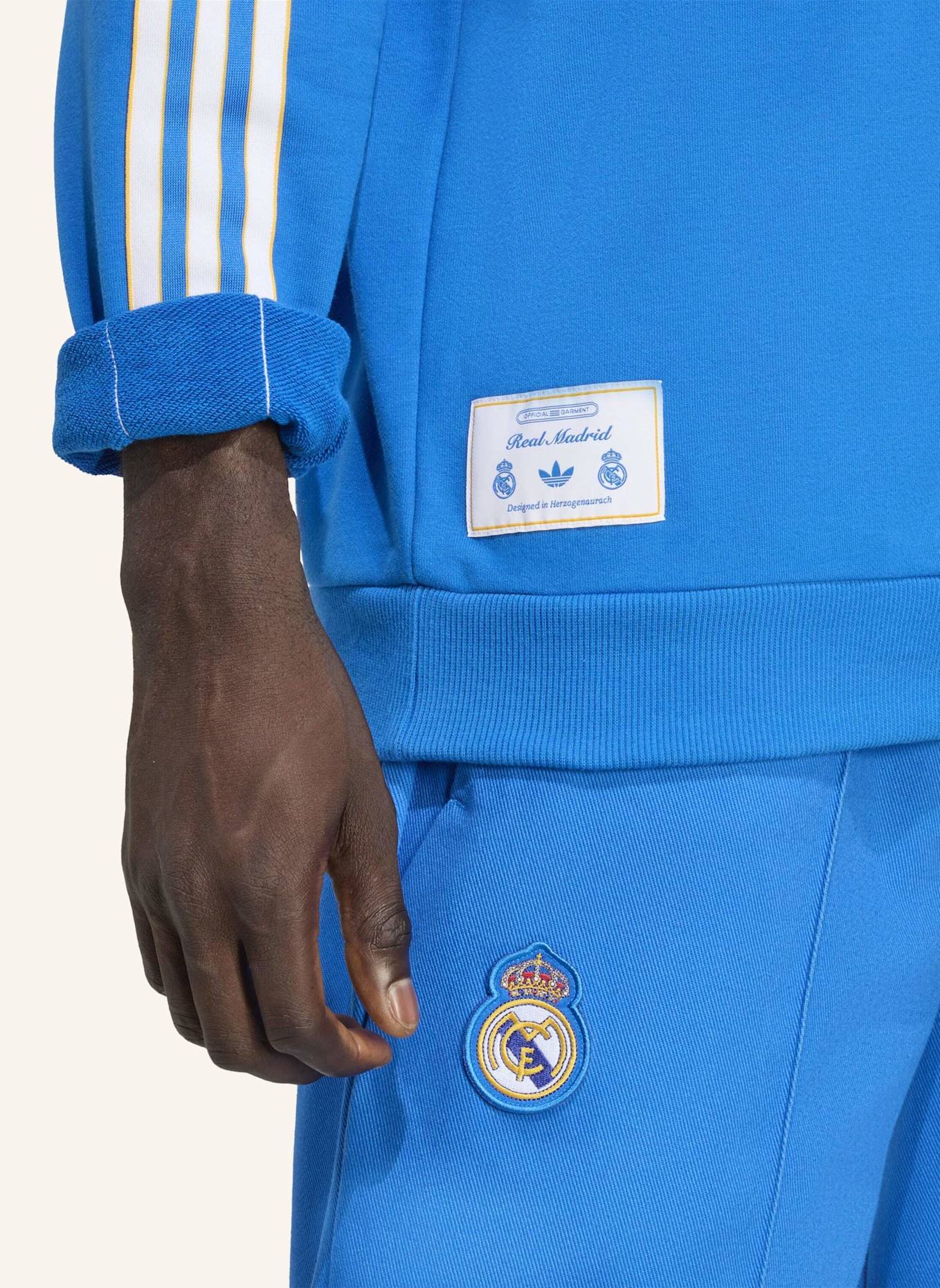 adidas Originals REAL MADRID TERRACE ICONS SWEATSHIRT: BLAU