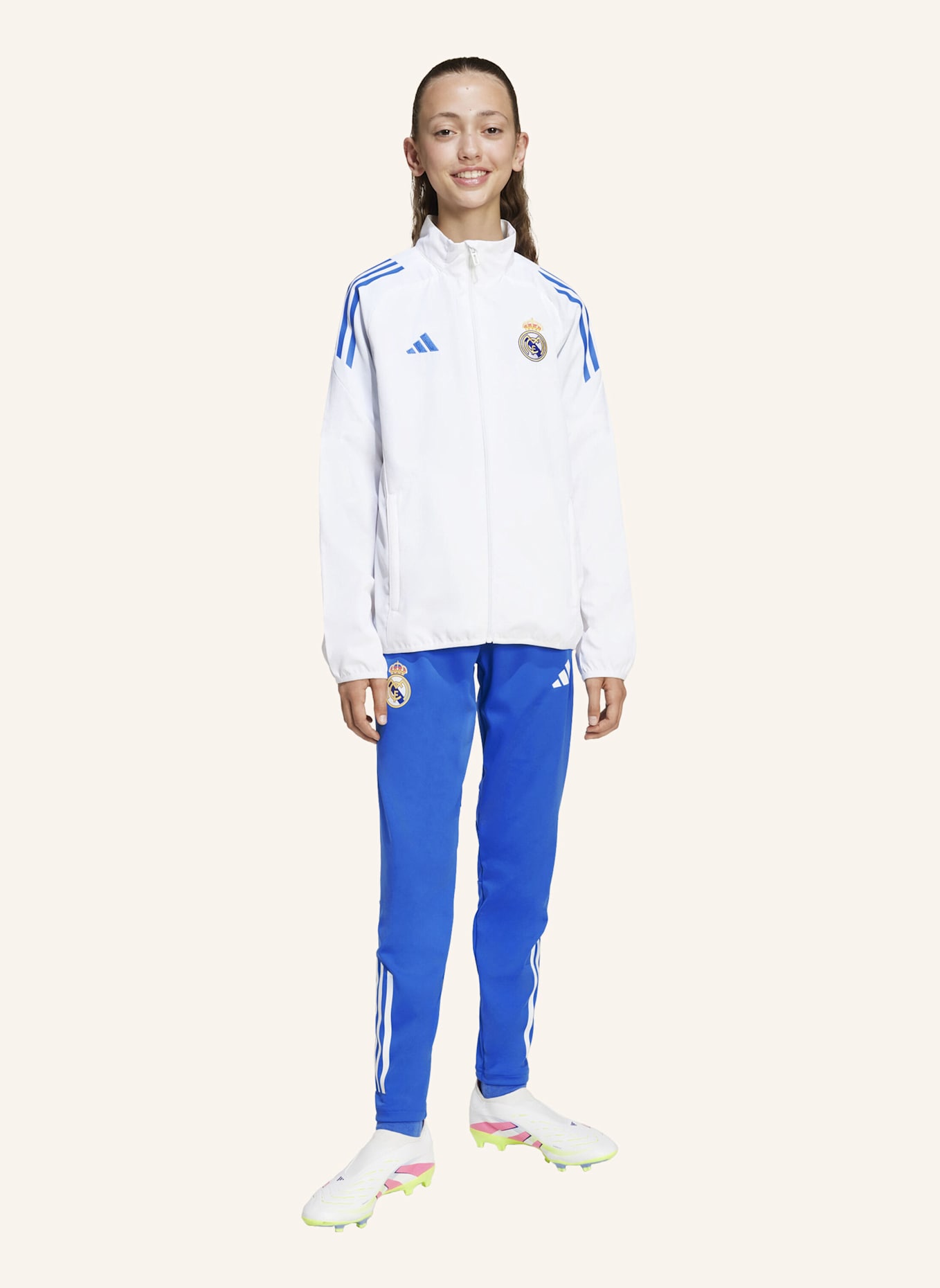 adidas REAL MADRID TIRO 25 COMPETITION KIDS TRAININGSHOSE: BLAU