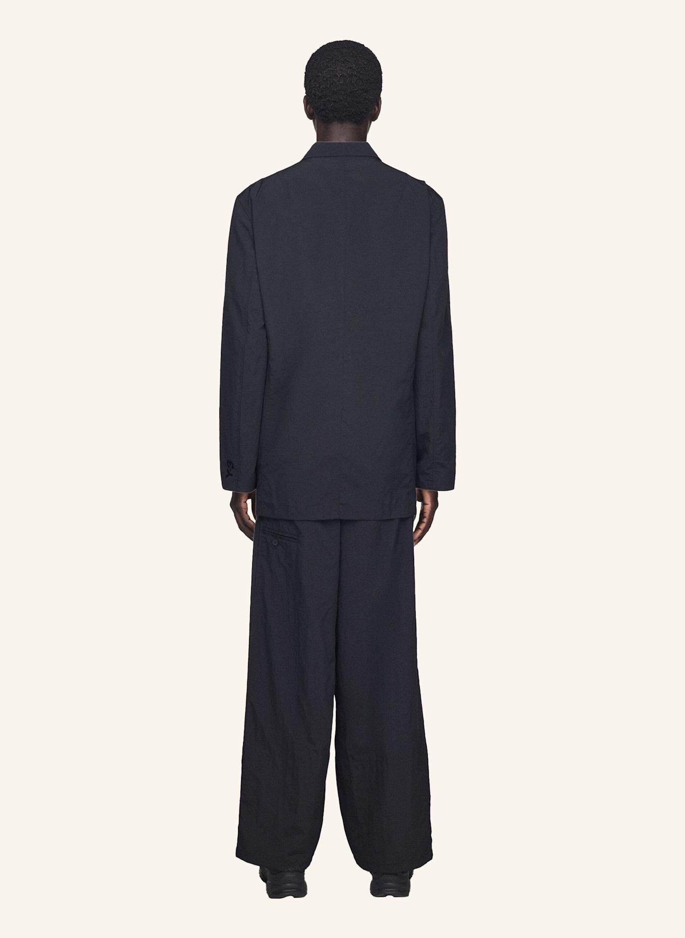 Y-3 Y-3 NYLON PANTS: SCHWARZ