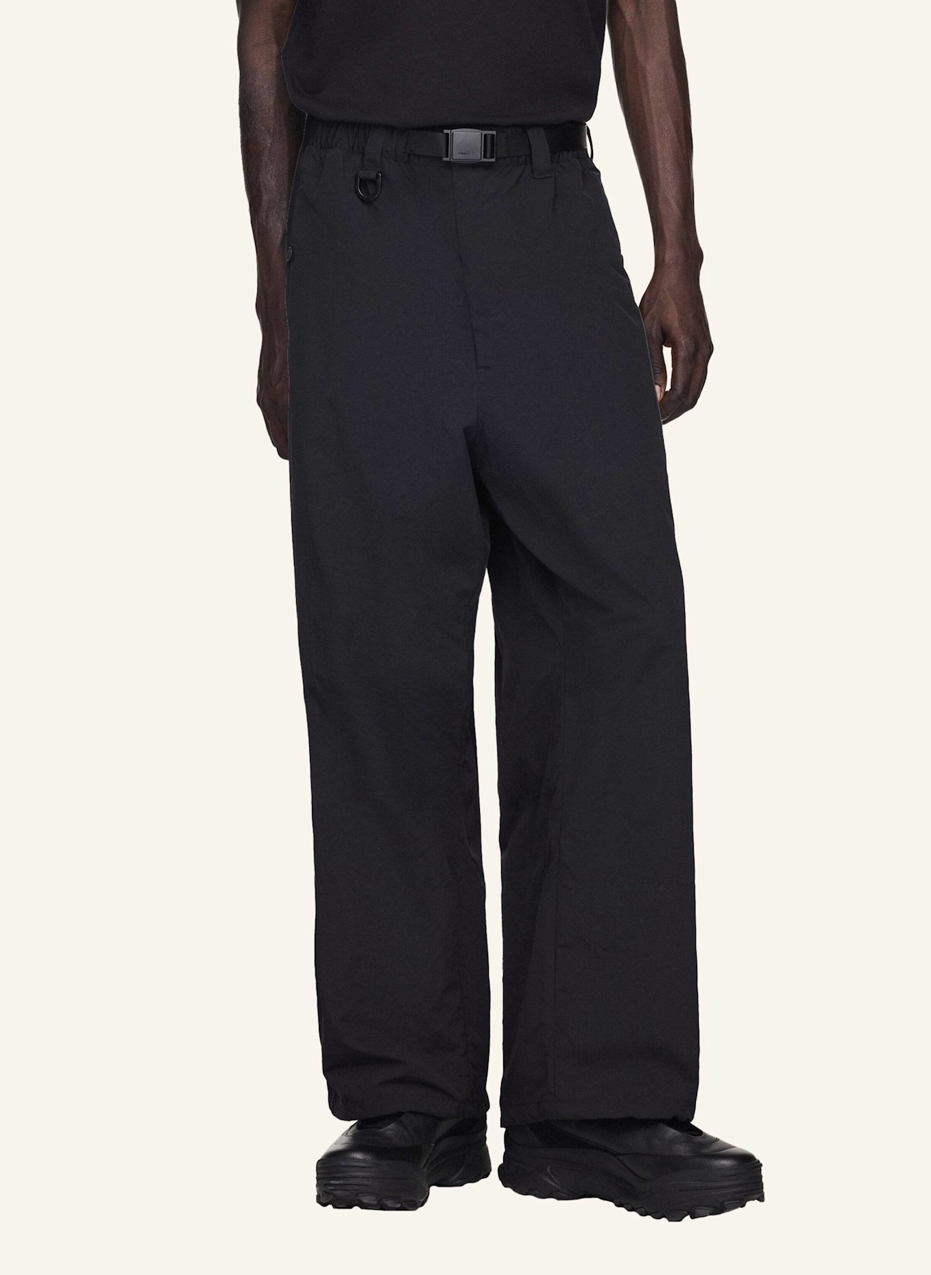 Y-3 Y-3 NYLON PANTS: SCHWARZ