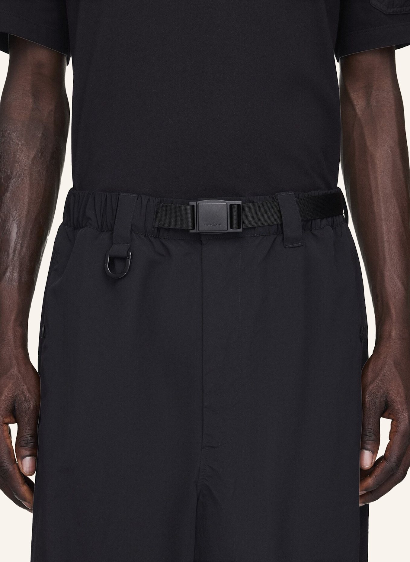 Y-3 Y-3 NYLON PANTS: SCHWARZ