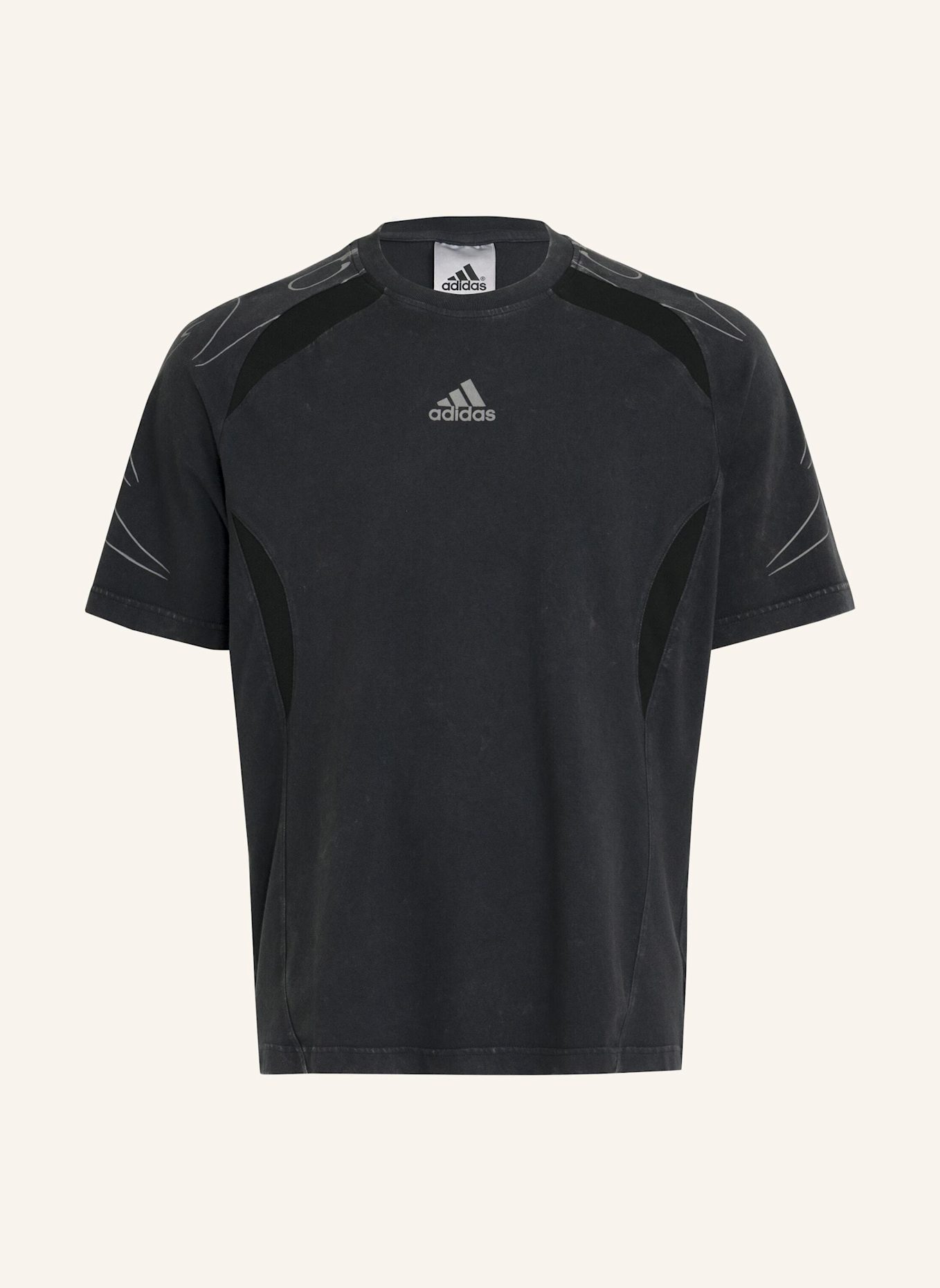 adidas Originals ADILENIUM SEASON 4 TEAMGEIST T-SHIRT MIT GRAFIKPRINT: SCHWARZ
