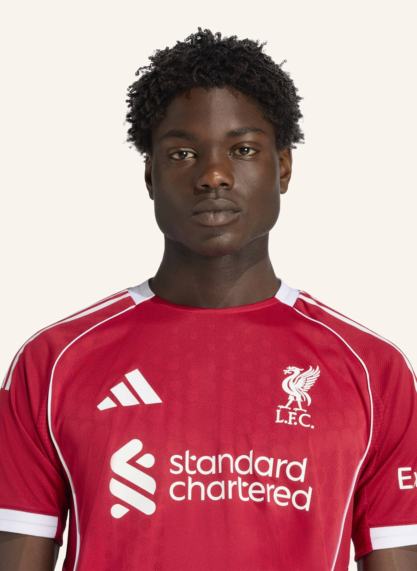 adidas LIVERPOOL FC 25/26 HEIM AUTHENTIC TRIKOT: ROT