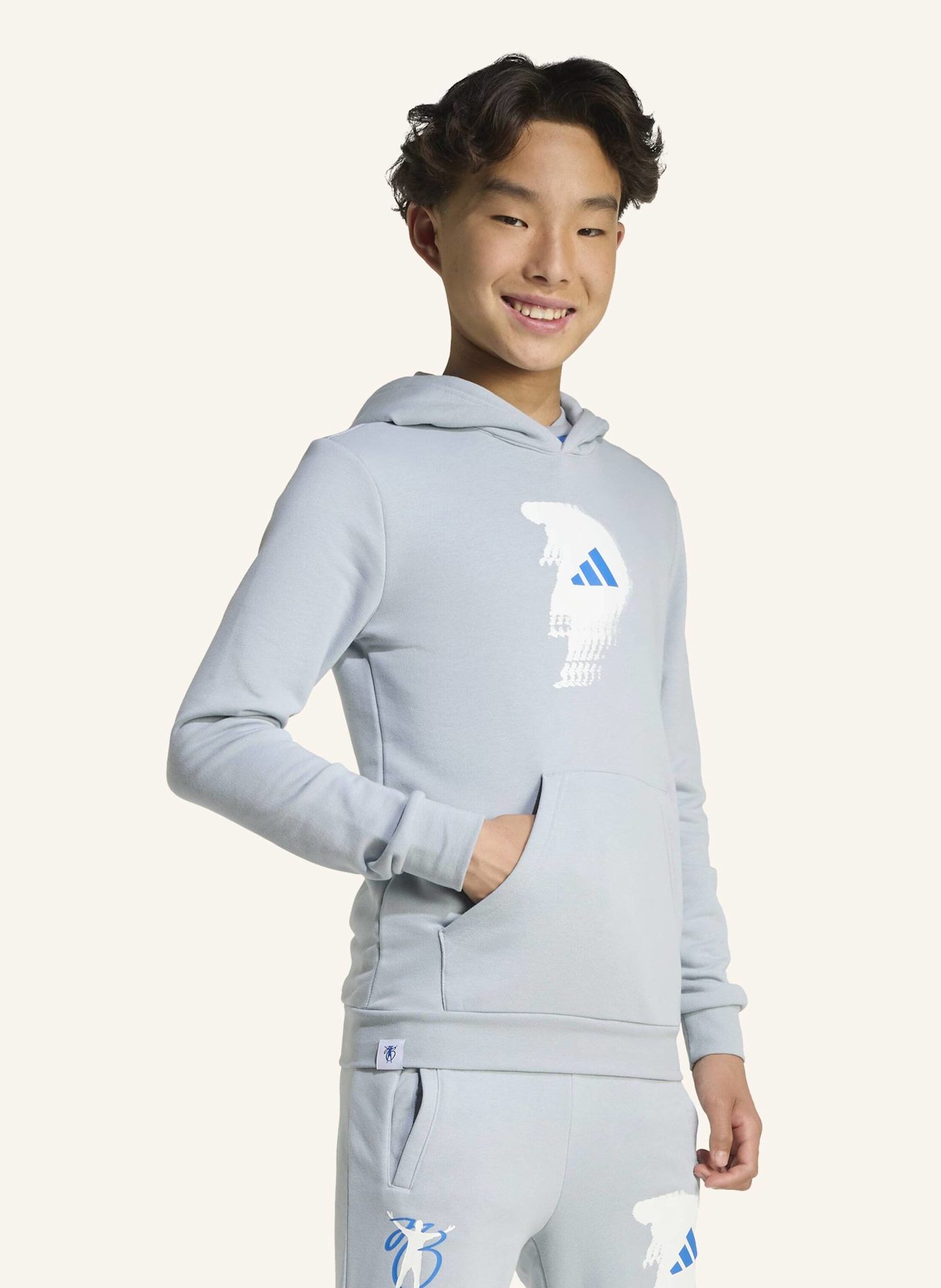 adidas JUDE BELLINGHAM HOODIE: GRAU