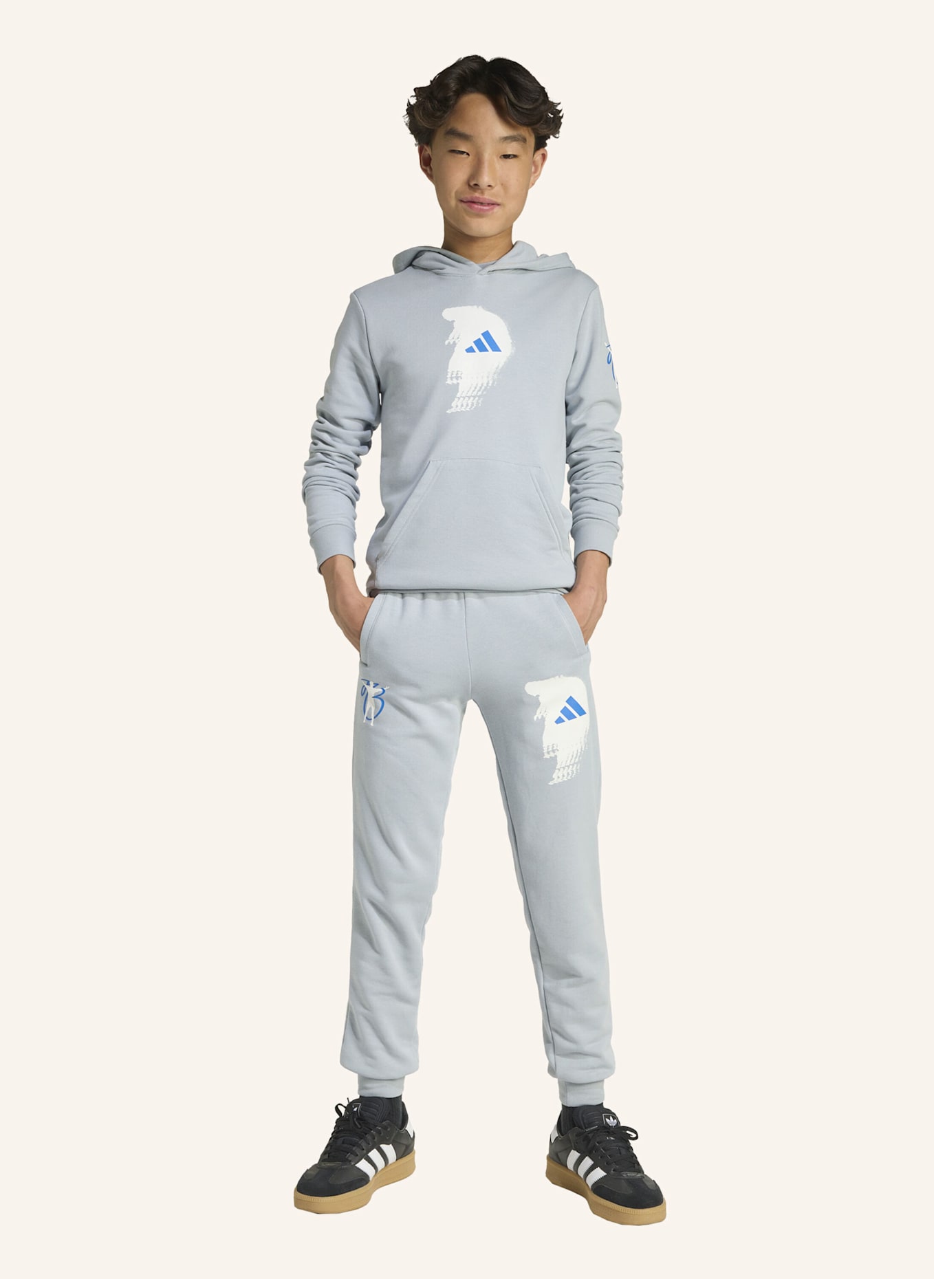 adidas JUDE BELLINGHAM HOODIE: GRAU