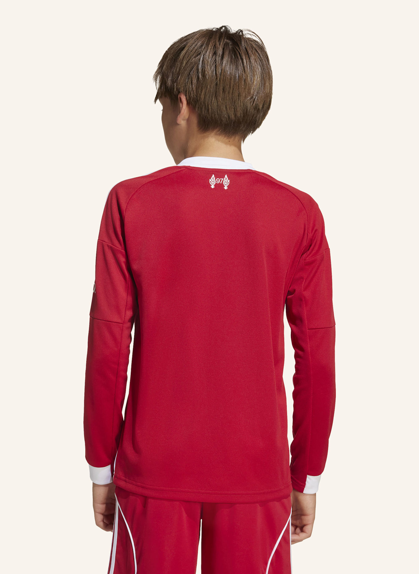 adidas FC LIVERPOOL 25/26 KIDS LANGARM-HEIMTRIKOT: ROT