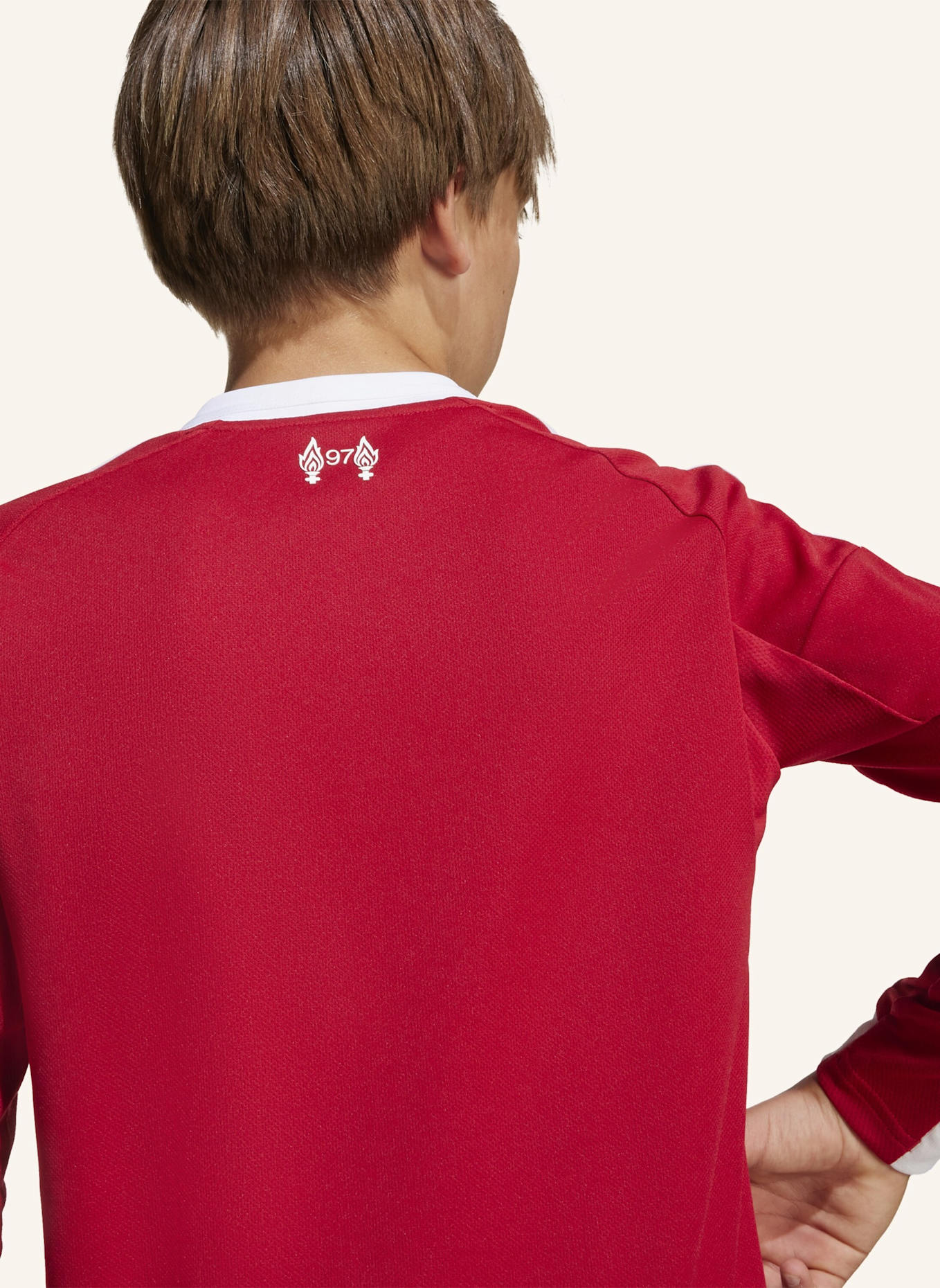 adidas FC LIVERPOOL 25/26 KIDS LANGARM-HEIMTRIKOT: ROT