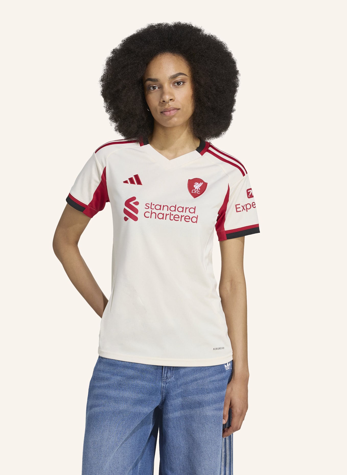 adidas LIVERPOOL FC 25/26 AUSWÄRTSTRIKOT: WEISS