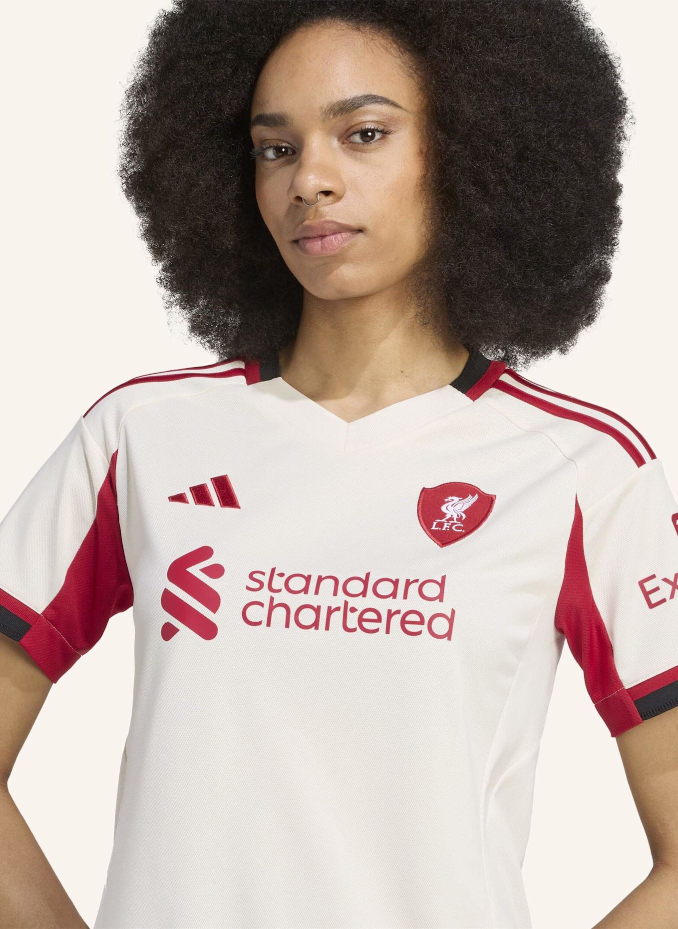 adidas LIVERPOOL FC 25/26 AUSWÄRTSTRIKOT: WEISS