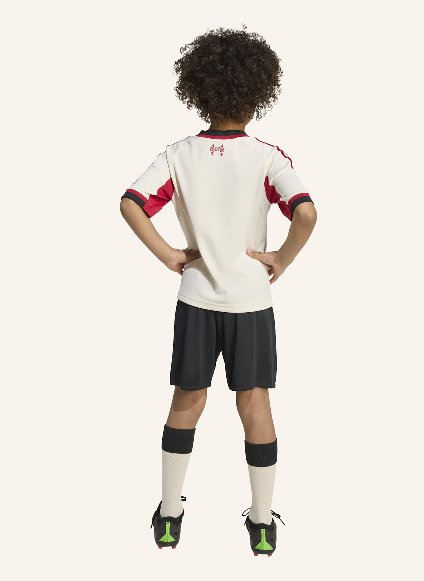 adidas LIVERPOOL FC 25/26 MINI-AUSWÄRTSAUSRÜSTUNG FÜR KINDER: WEISS