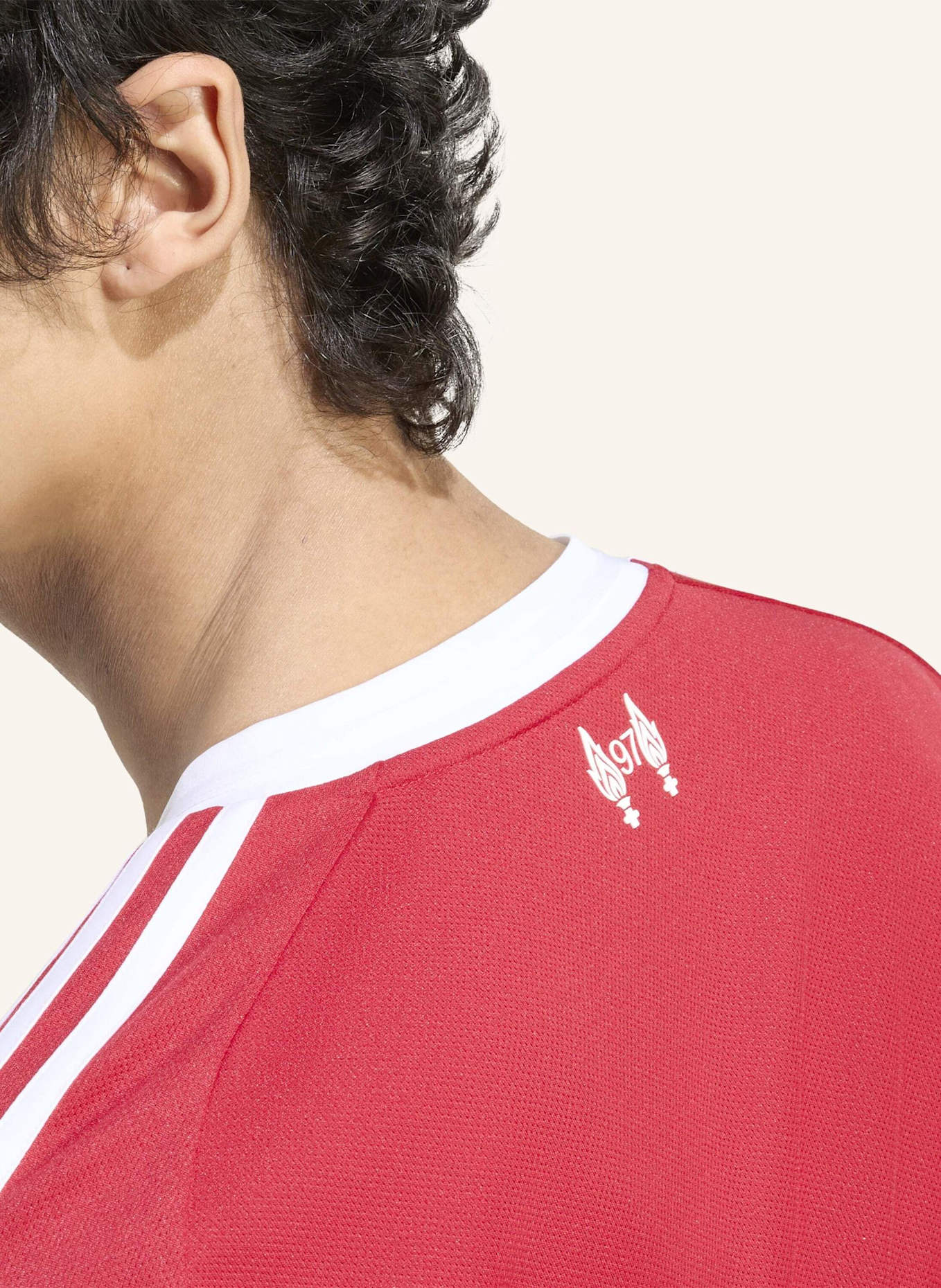 adidas LIVERPOOL FC 25/26 LANGÄRMELIGES HEIMTRIKOT: ROT