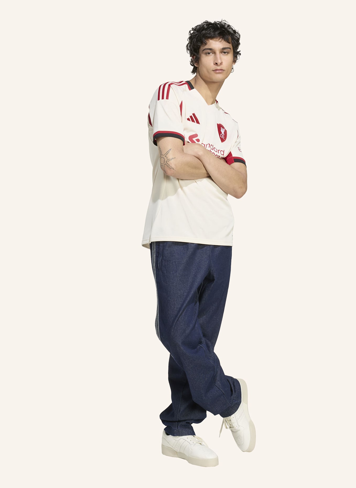 adidas LIVERPOOL FC 25/26 AUSWÄRTSTRIKOT: WEISS