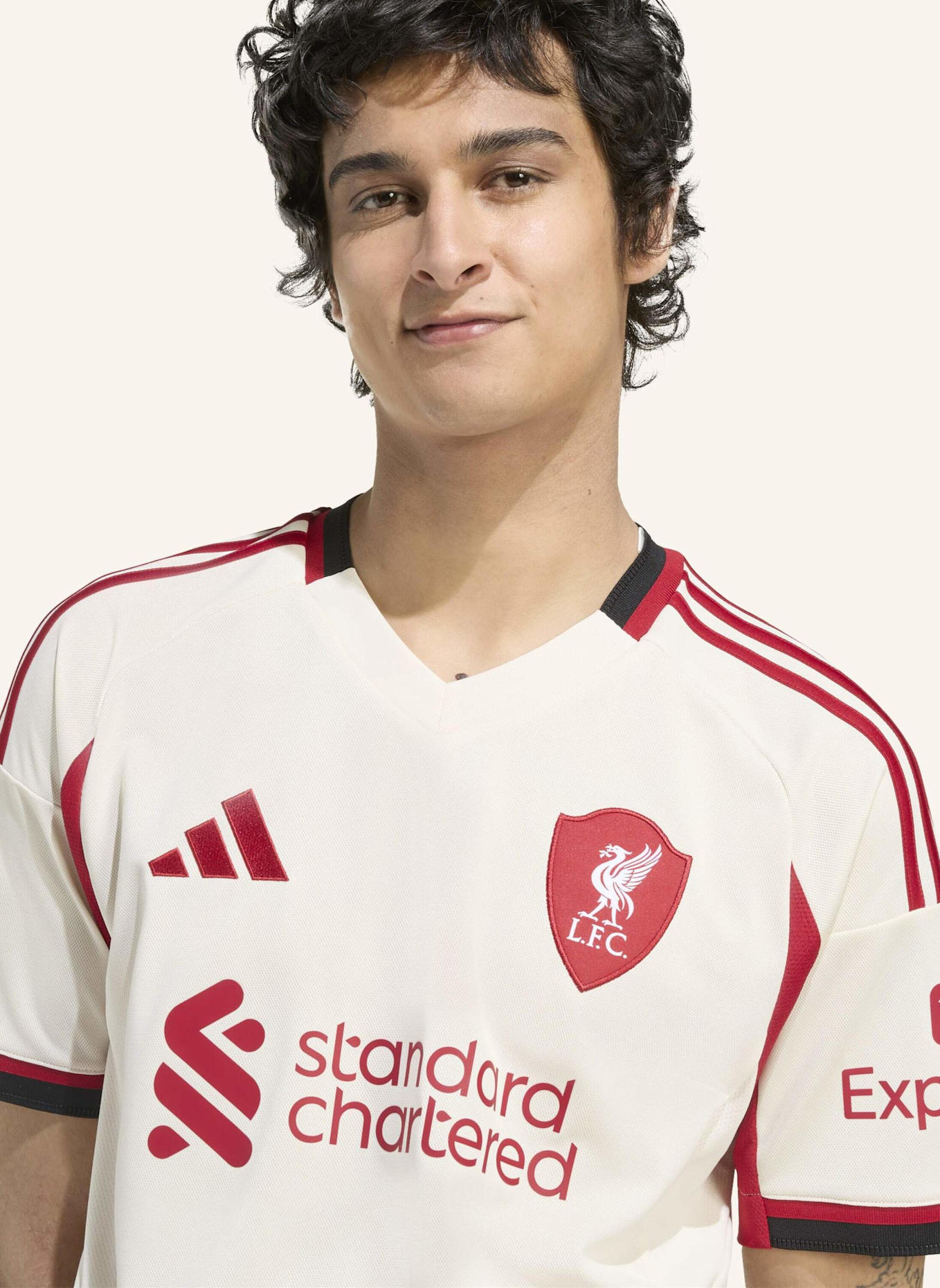 adidas LIVERPOOL FC 25/26 AUSWÄRTSTRIKOT: WEISS