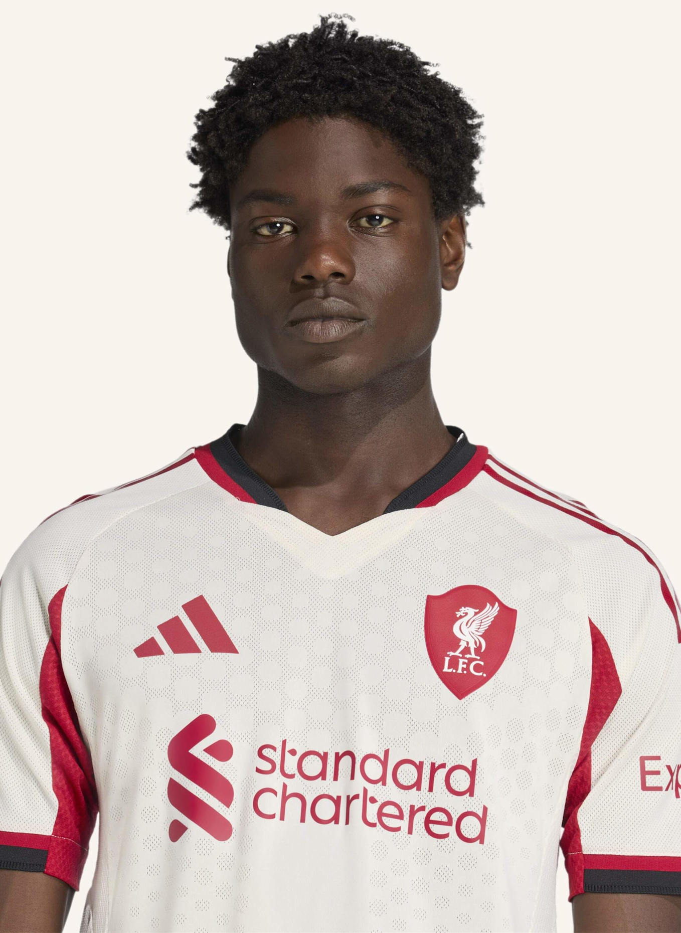 adidas LIVERPOOL FC 25/26 AUTHENTIC AUSWÄRTSTRIKOT: WEISS