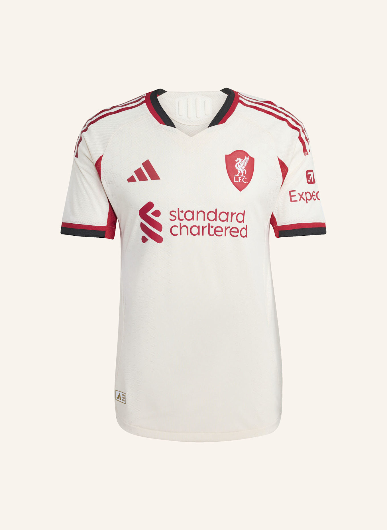 adidas LIVERPOOL FC 25/26 AUTHENTIC AUSWÄRTSTRIKOT: WEISS