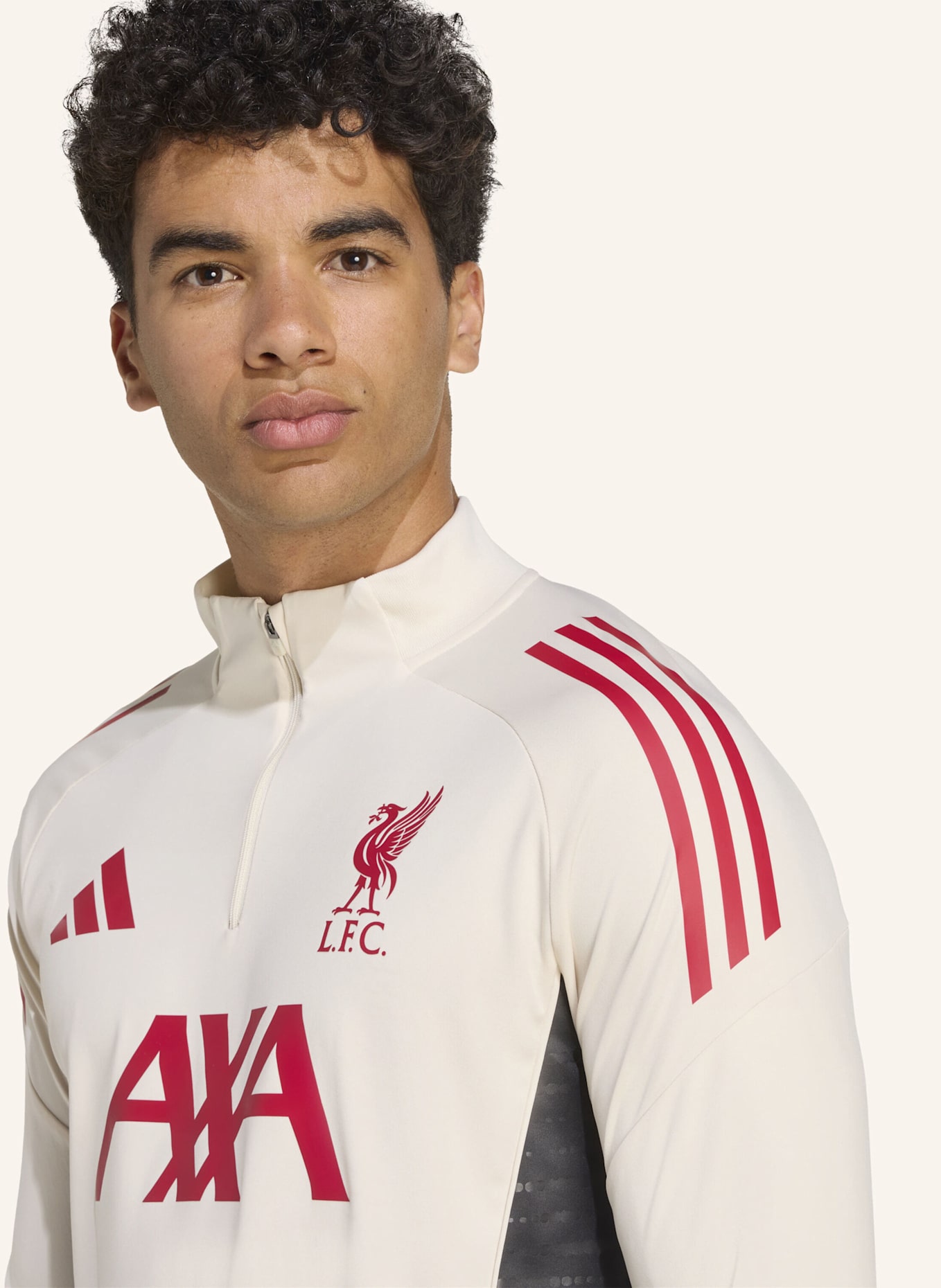 adidas LIVERPOOL FC TIRO 25 COMPETITION TRAININGSOBERTEIL: WEISS