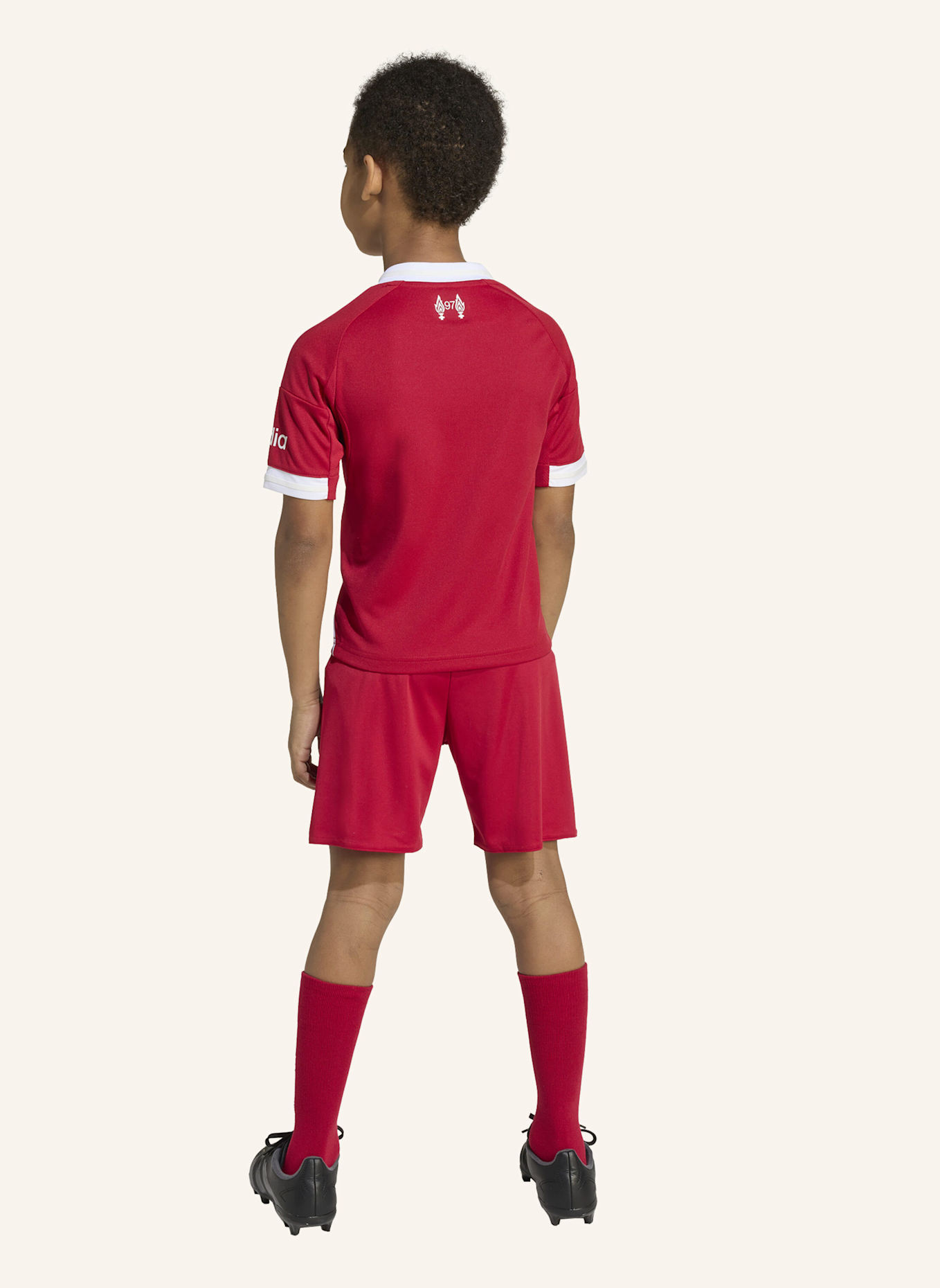 adidas FC LIVERPOOL 25/26 KIDS MINI-HEIMAUSRÜSTUNG: ROT