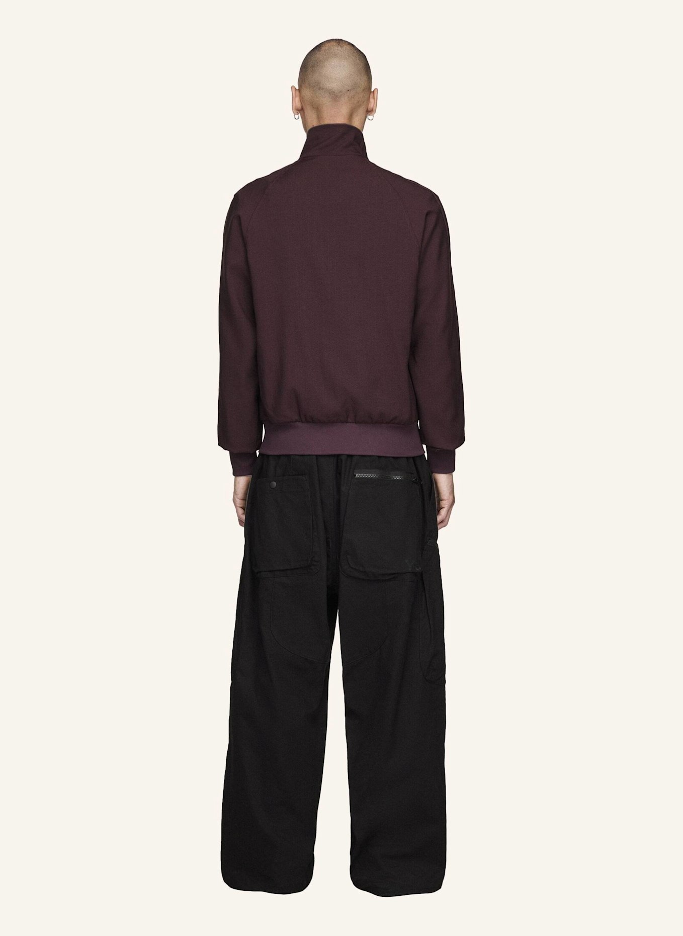 Y-3 Y-3 SPORT UNIFORM TRACK TOP: ROT