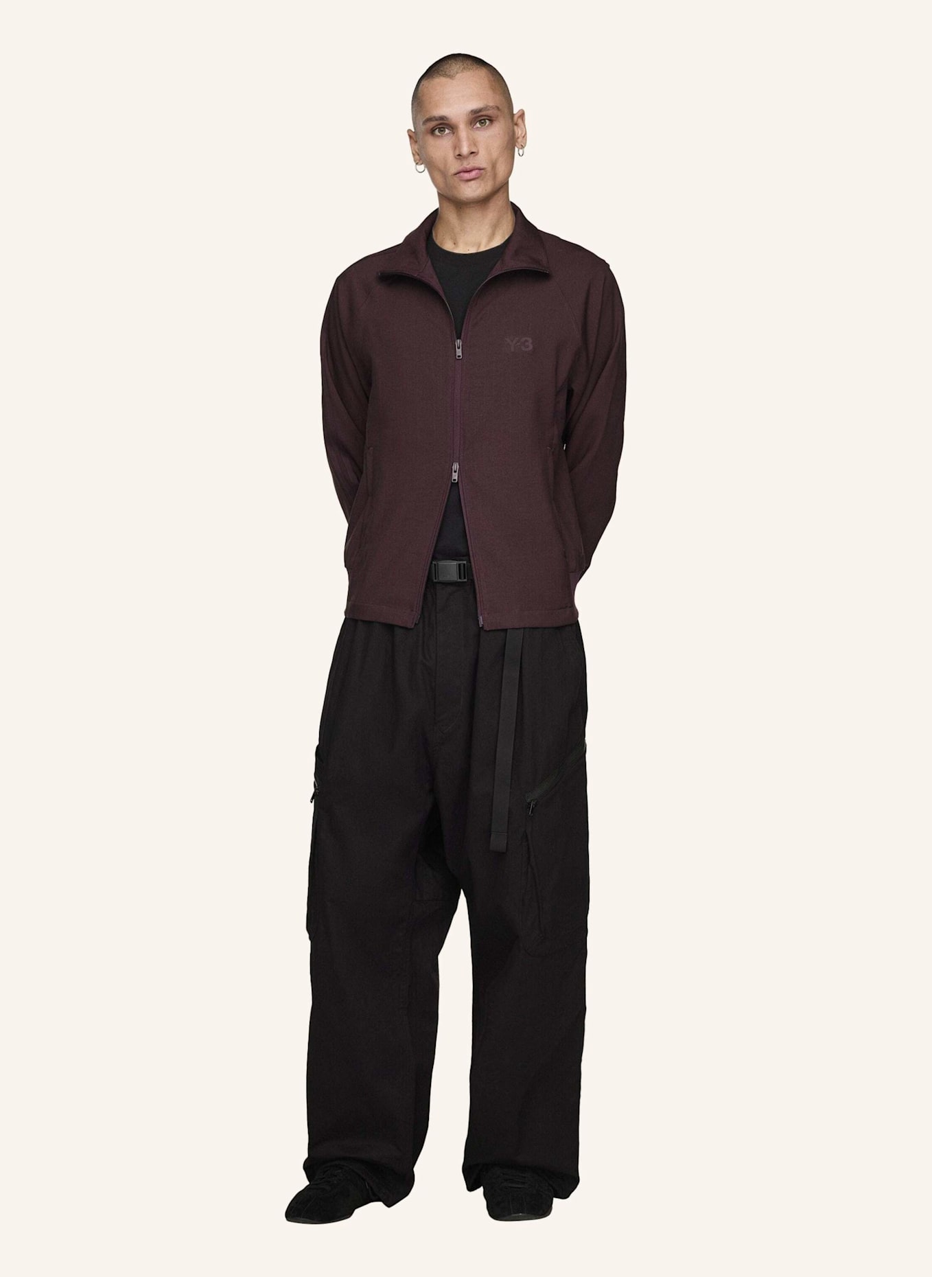 Y-3 Y-3 SPORT UNIFORM TRACK TOP: ROT