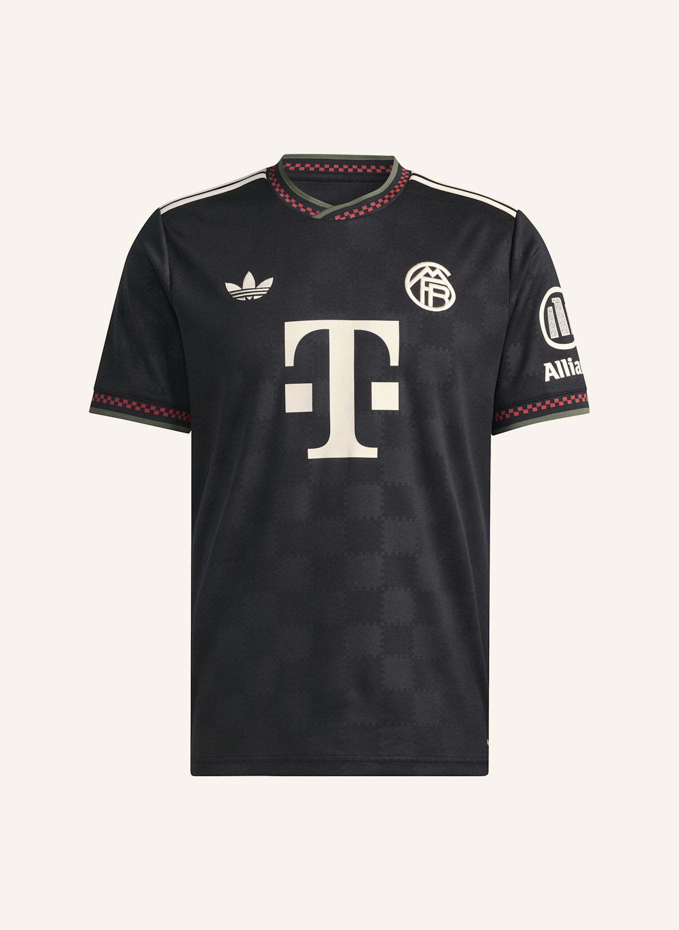 adidas FC BAYERN MÜNCHEN 25/26 AUSWEICHTRIKOT: SCHWARZ/ BEIGE