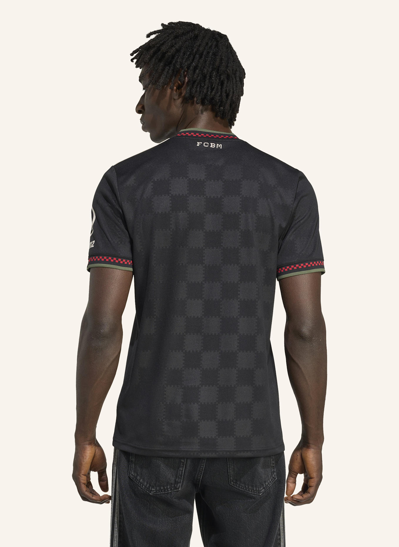 adidas FC BAYERN MÜNCHEN 25/26 AUSWEICHTRIKOT: SCHWARZ/ BEIGE