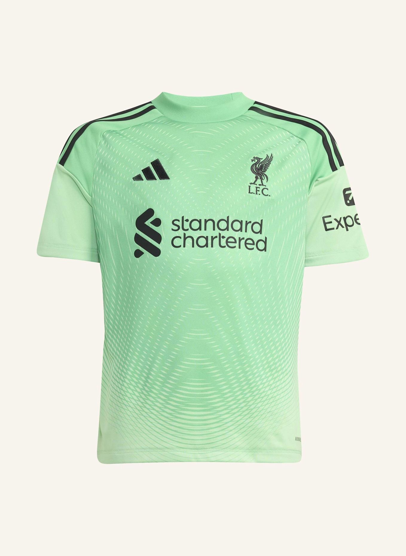 adidas LIVERPOOL FC 25/26 TORWART-JERSEY FÜR KINDER: GRÜN