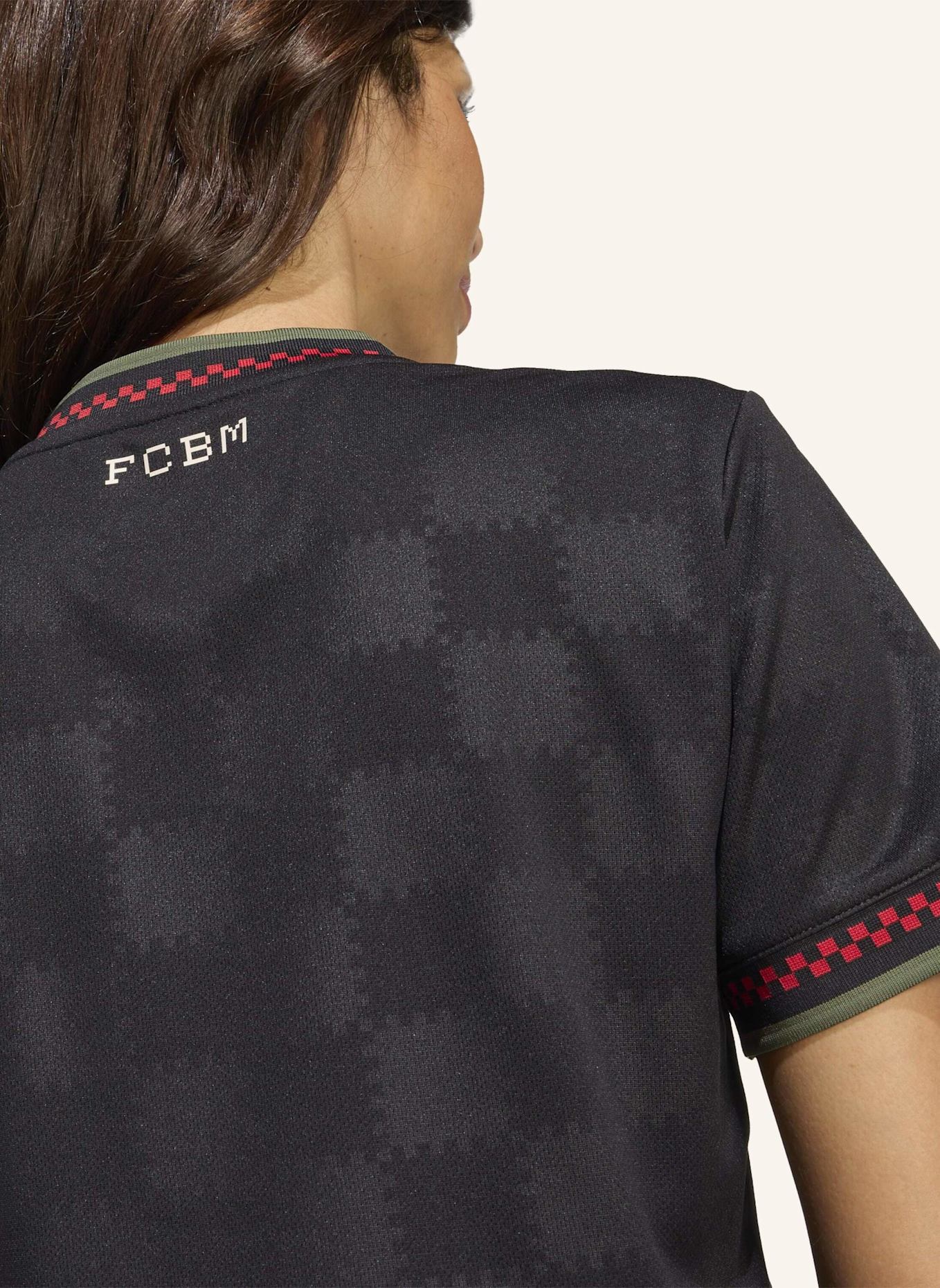 adidas FC BAYERN MÜNCHEN 25/26 AUSWEICHTRIKOT, KÜRZER GESCHNITTEN: SCHWARZ/ BEIGE