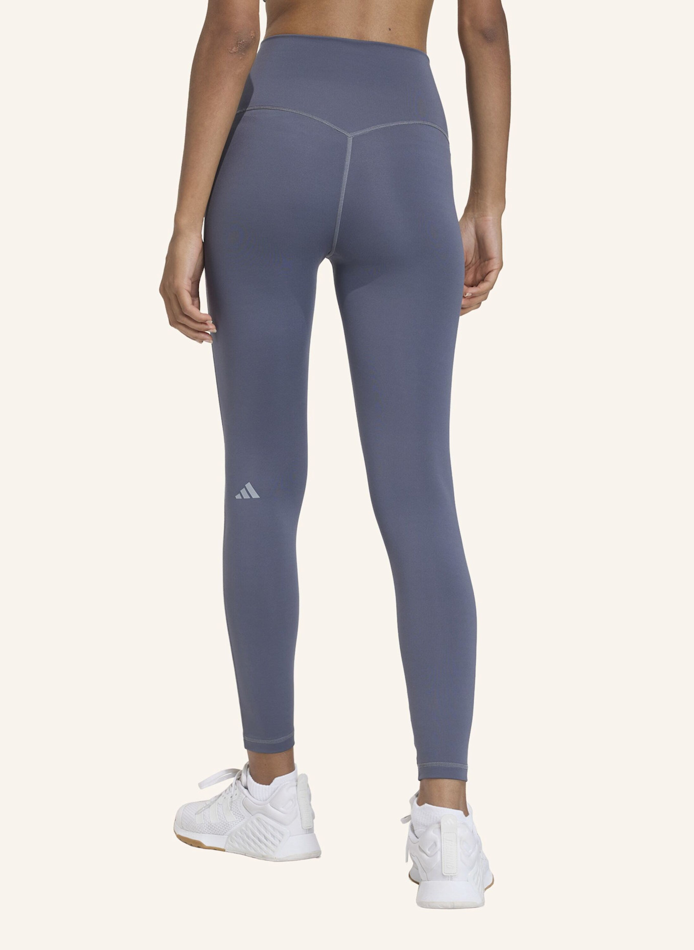 adidas 3-STREIFEN STUDIO ALL ME 7/8 X-OVER LEGGINGS: LILA