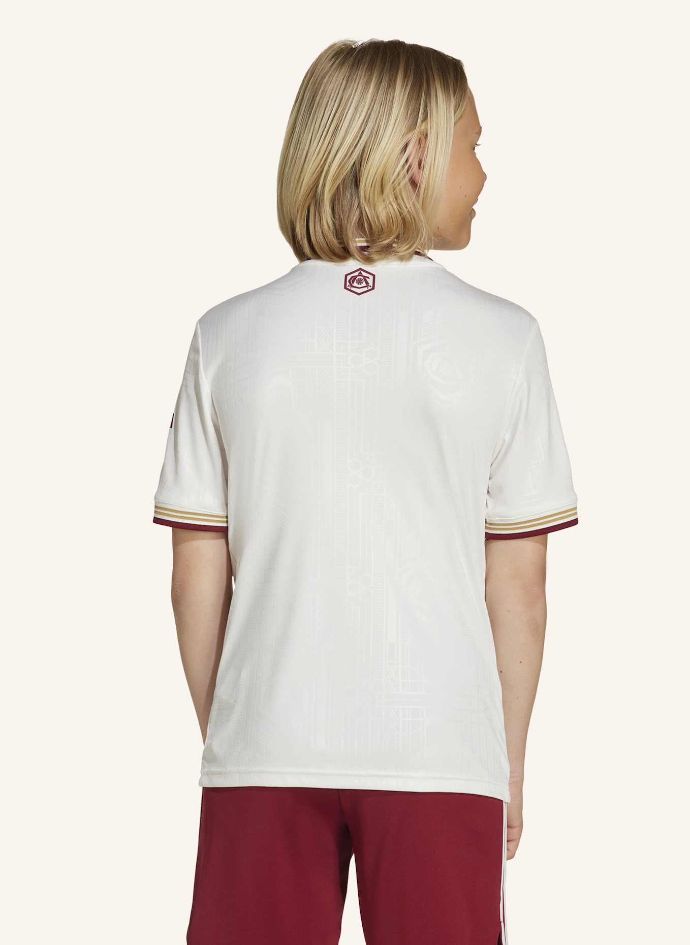 adidas FC ARSENAL 25/26 AUSWEICHTRIKOT: WEISS/ ROT