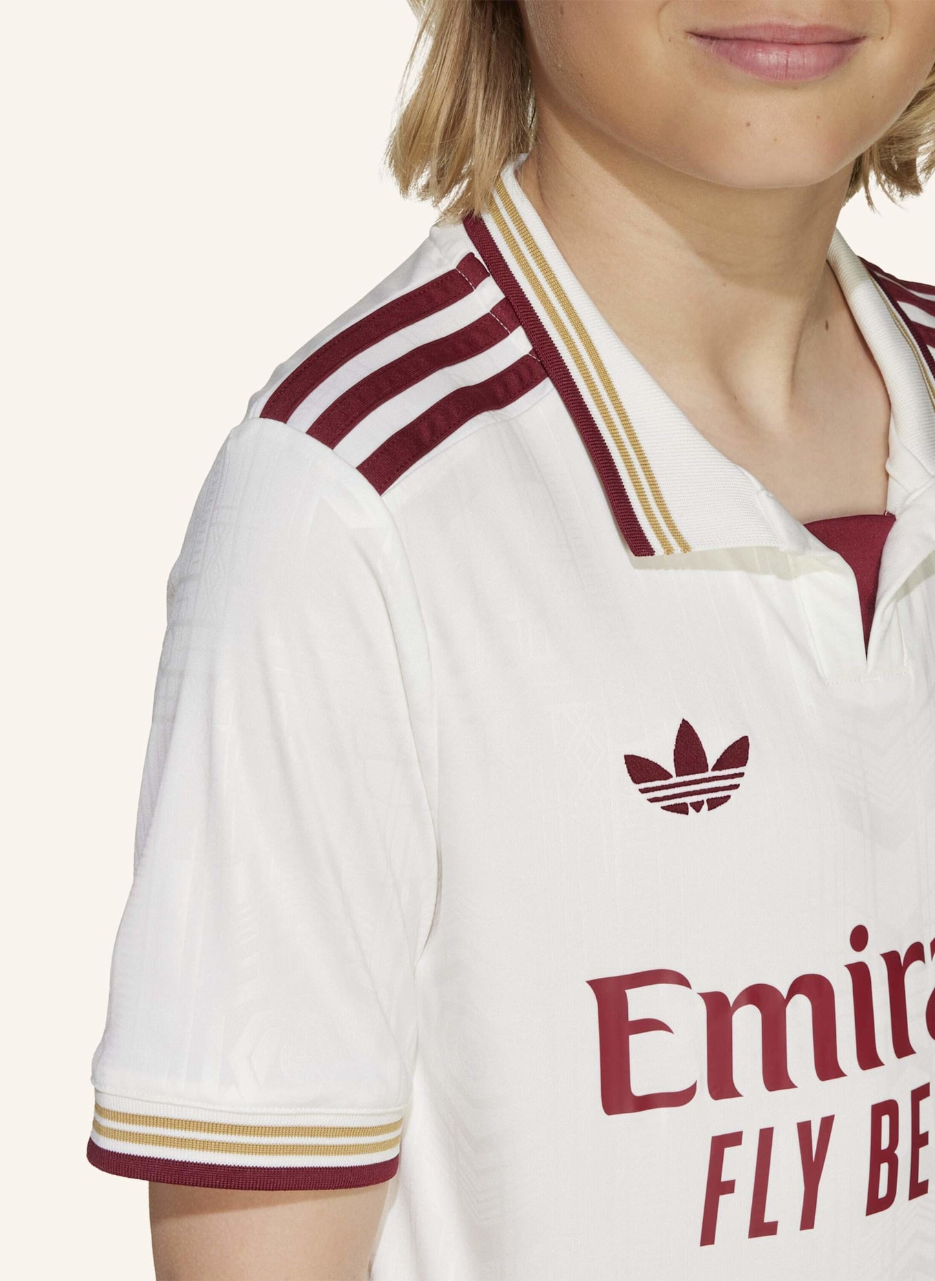 adidas FC ARSENAL 25/26 AUSWEICHTRIKOT: WEISS/ ROT