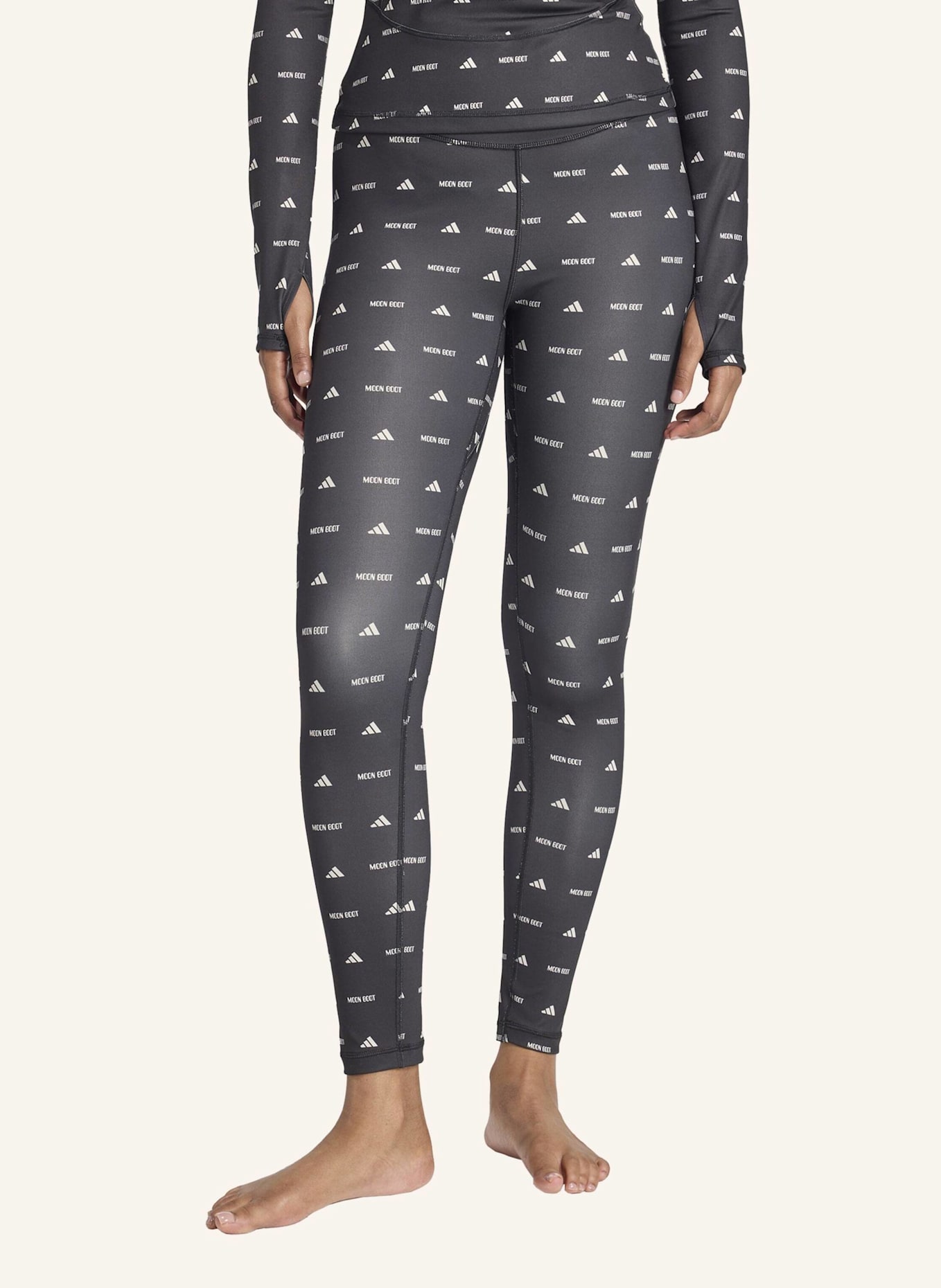 adidas ADIDAS X MOON BOOT LEGGING: SCHWARZ/ GRAU