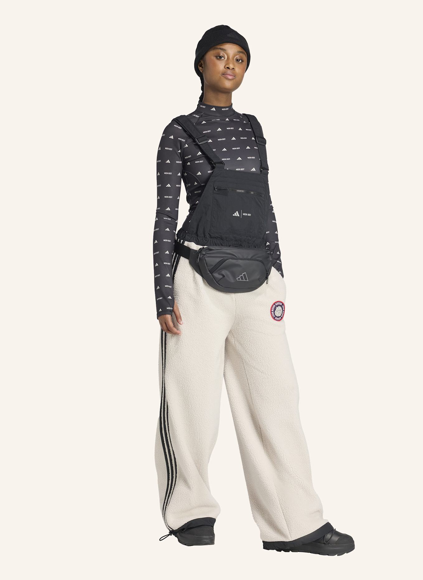 adidas ADIDAS X MOON BOOT LEGGING: SCHWARZ/ GRAU