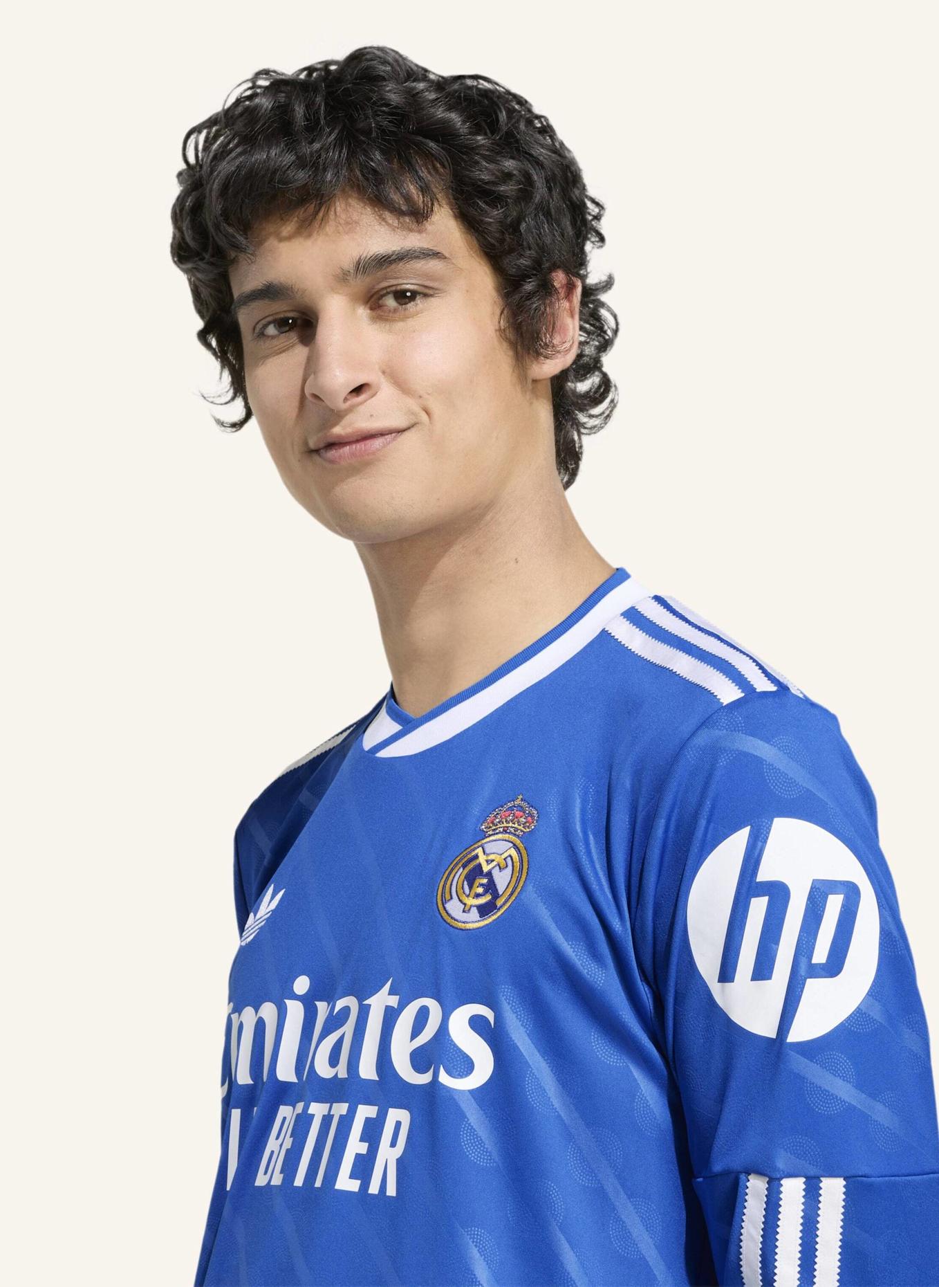 adidas REAL MADRID 25/26 LANGÄRMELIGES AUSWEICHTRIKOT: BLAU