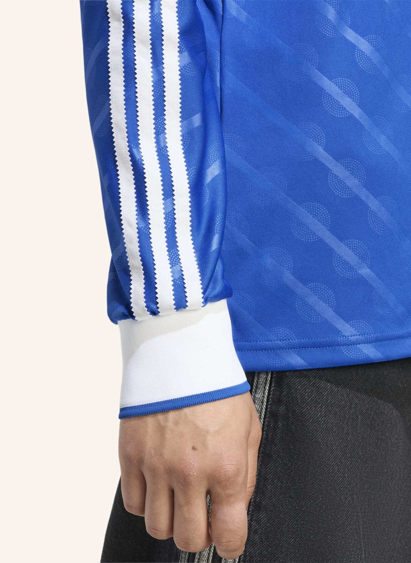 adidas REAL MADRID 25/26 LANGÄRMELIGES AUSWEICHTRIKOT: BLAU