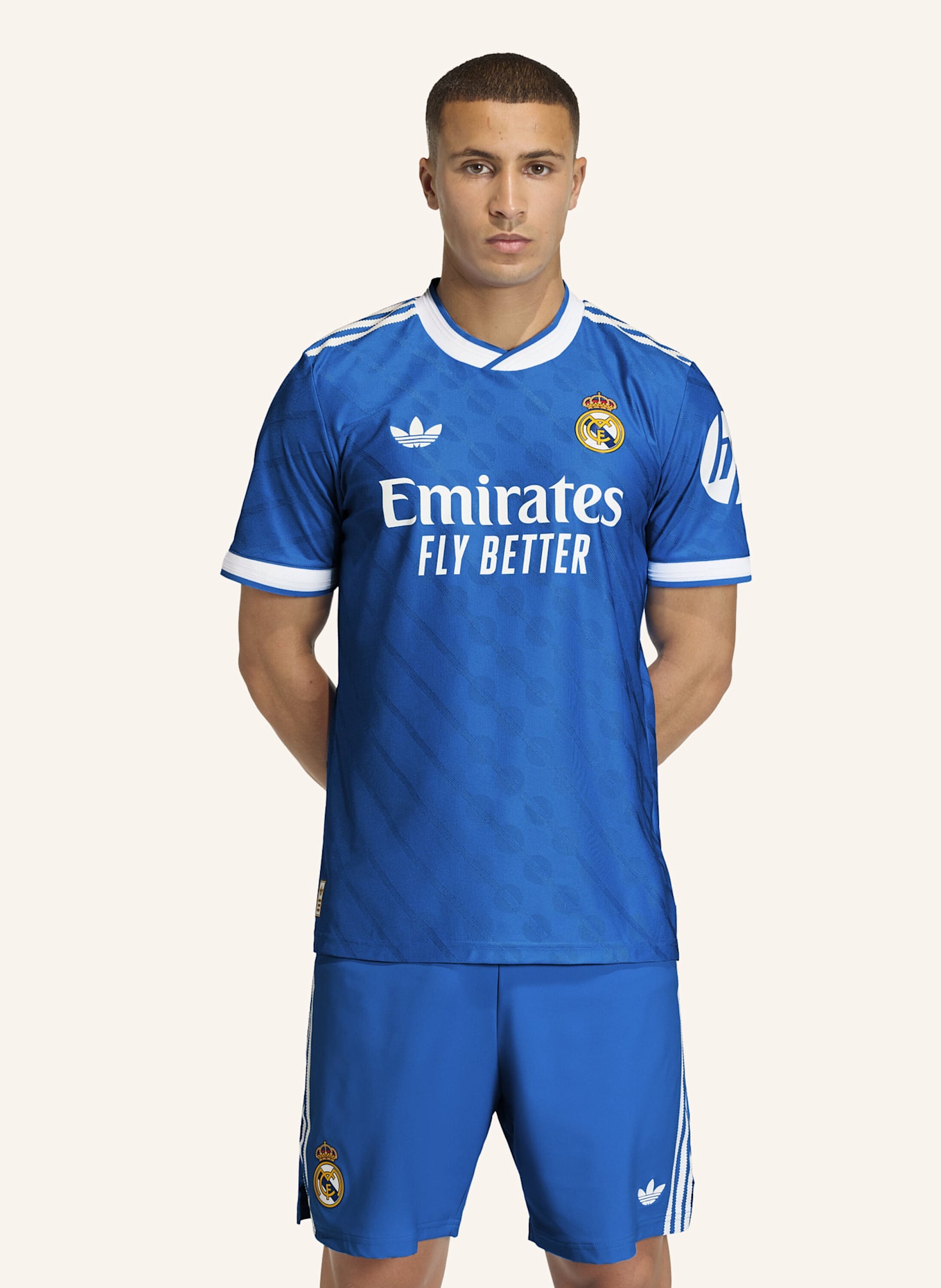 adidas REAL MADRID 25/26 THIRD AUTHENTIC TRIKOT: BLAU