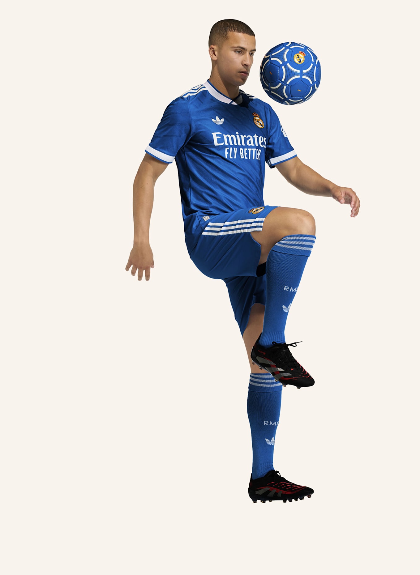 adidas REAL MADRID 25/26 THIRD AUTHENTIC TRIKOT: BLAU