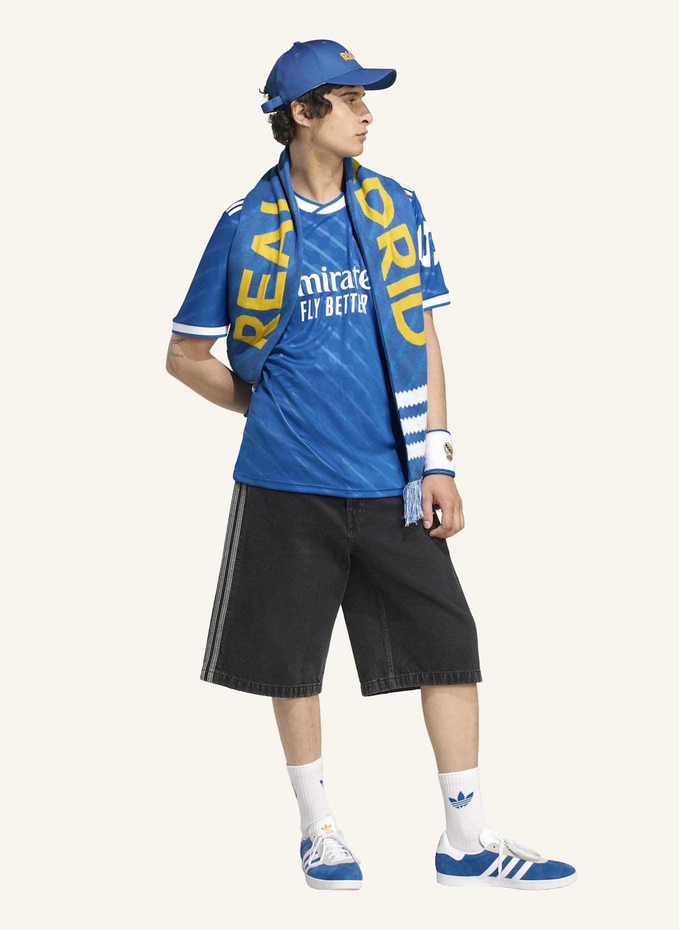 adidas REAL MADRID 25/26 AUSWEICHTRIKOT: BLAU