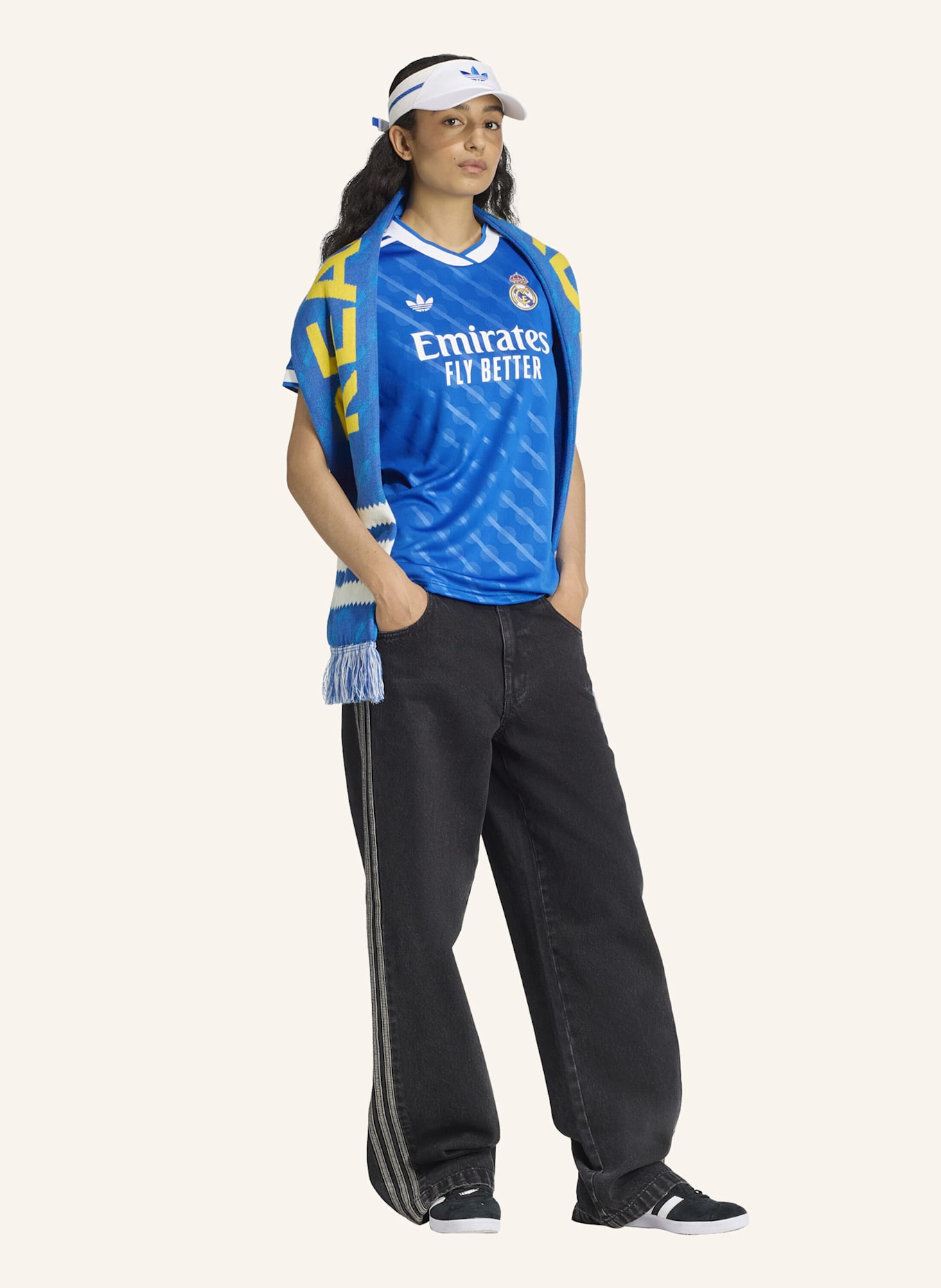 adidas REAL MADRID 25/26 AUSWEICHTRIKOT: BLAU