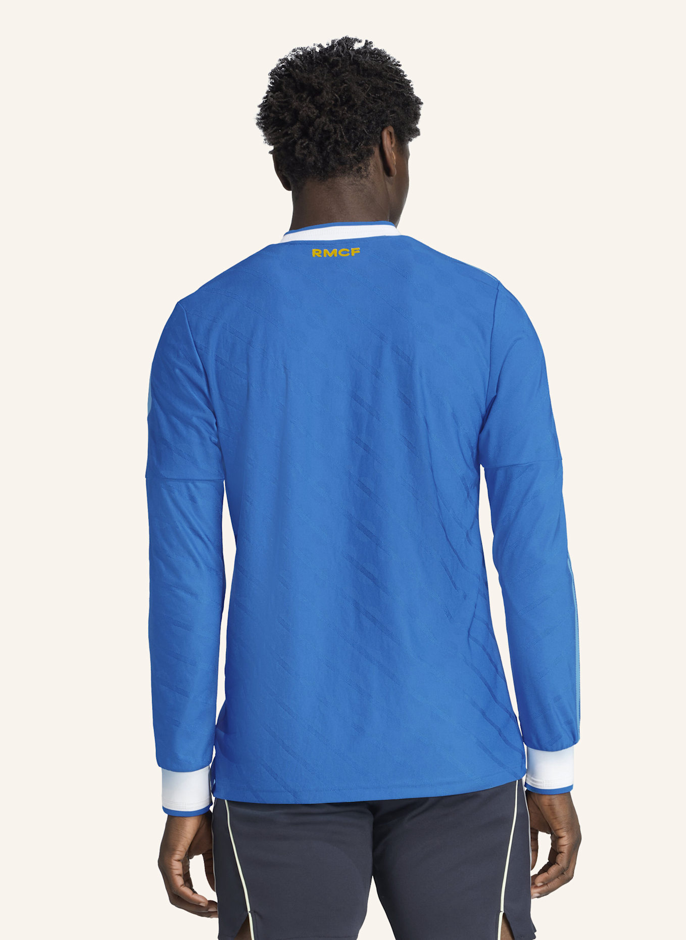 adidas REAL MADRID 25/26 LANGÄRMELIGES AUTHENTIC AUSWEICHTRIKOT: BLAU