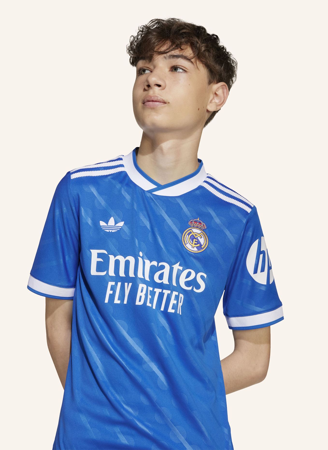 adidas REAL MADRID 25/26 KIDS AUSWEICHTRIKOT KINDER: BLAU