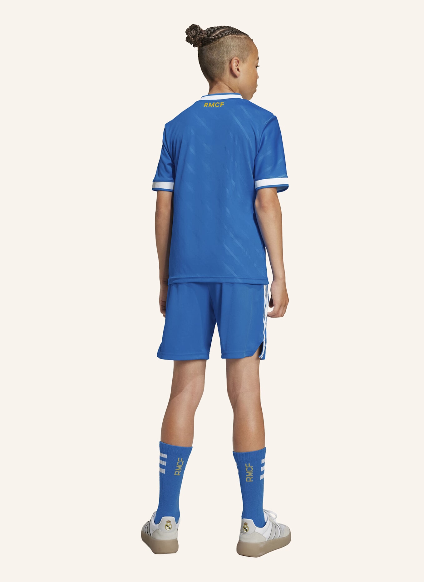 adidas REAL MADRID 25/26 JUNIOR-AUSWEICHAUSRÜSTUNG KINDER: BLAU