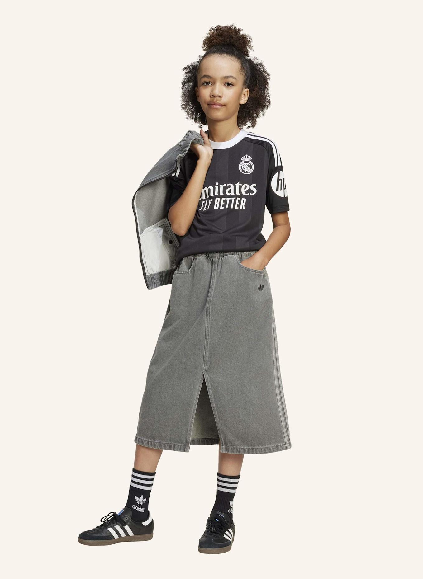 adidas REAL MADRID 25/26 TORWART-AUSWEICHTRIKOT FÜR KINDER: SCHWARZ