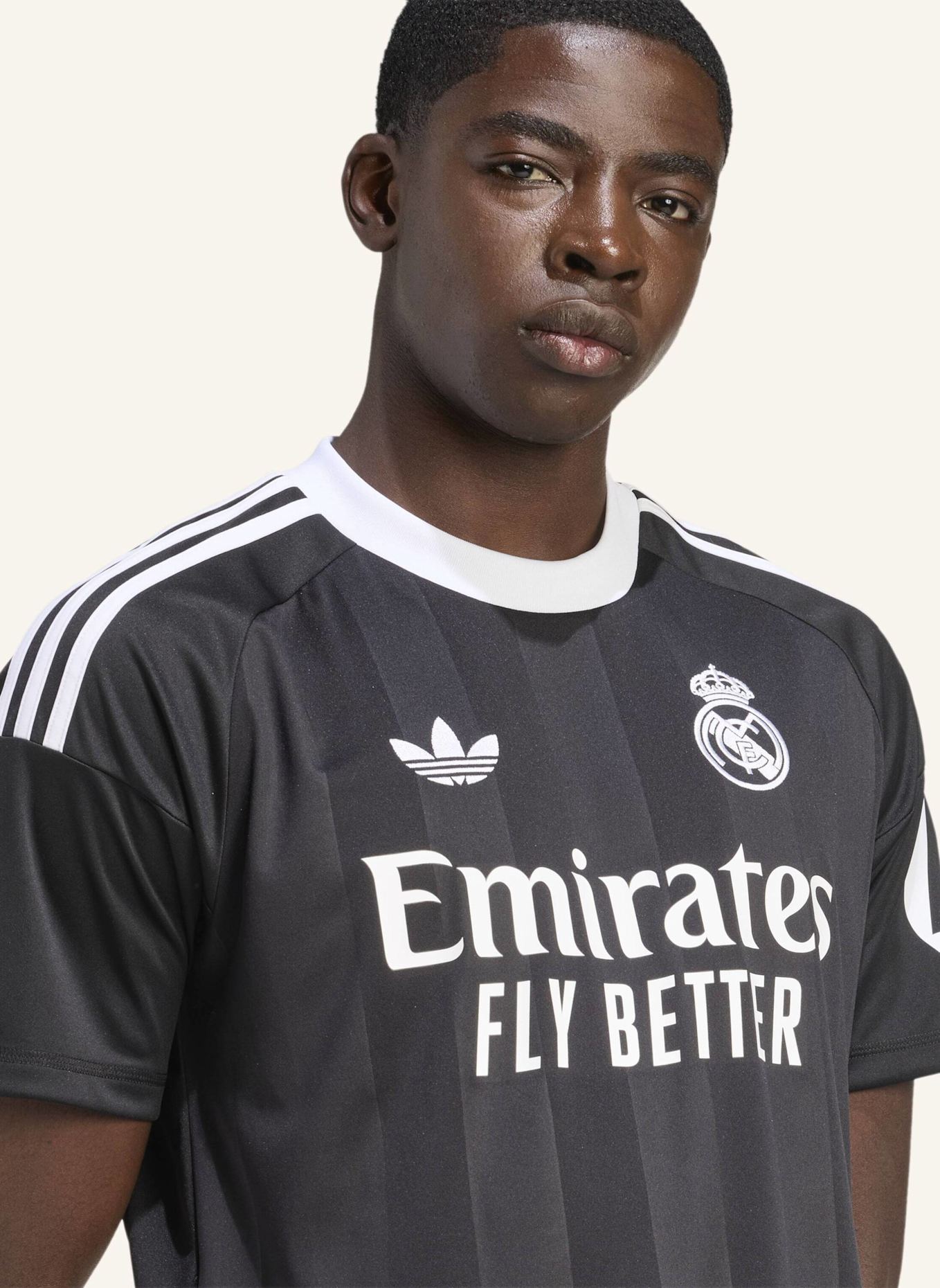 adidas REAL MADRID 25/26 TORWART-AUSWEICHTRIKOT: SCHWARZ