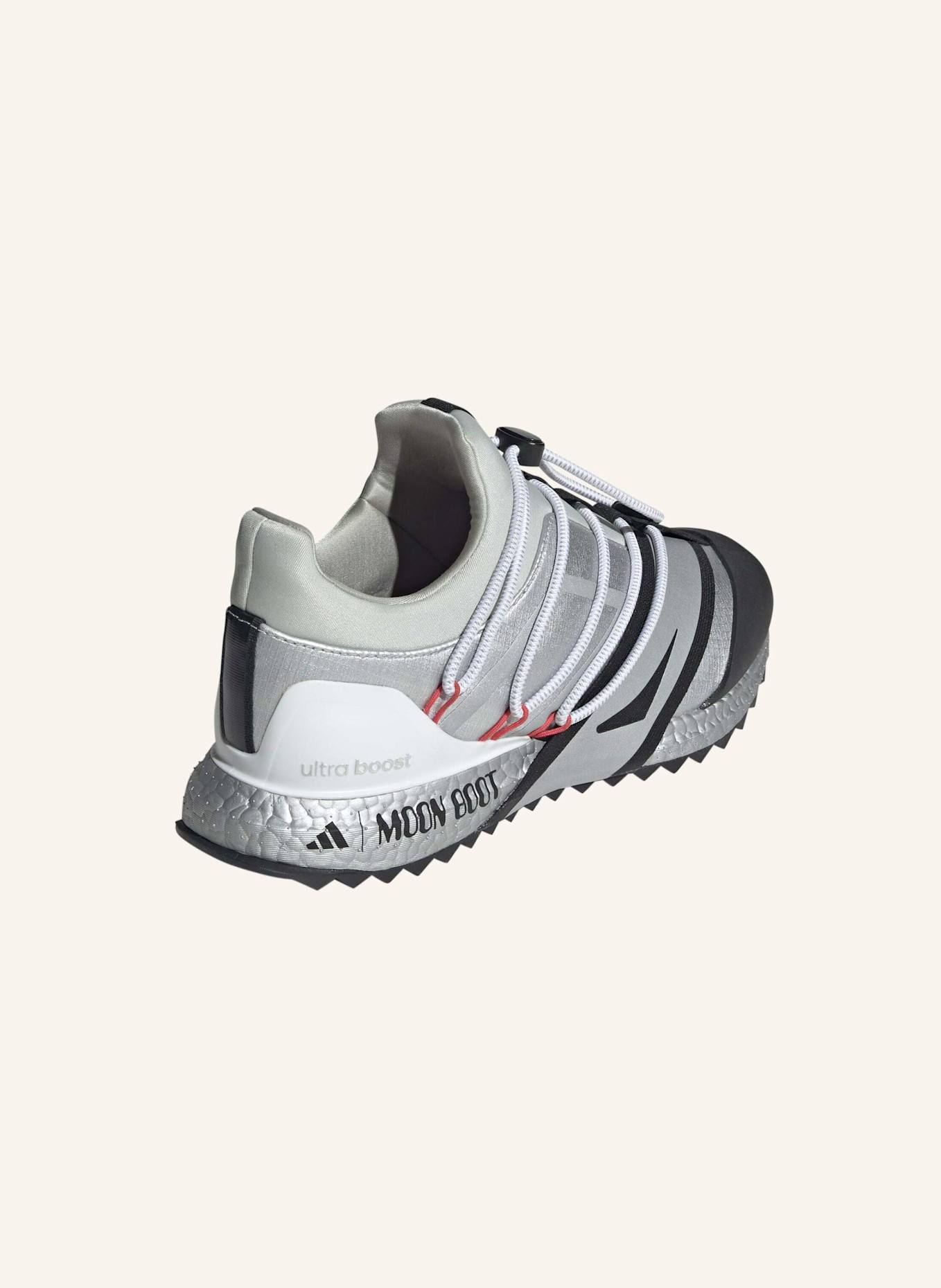 adidas ADIDAS X MOON BOOT ULTRABOOST 1.0: SILBER/ SCHWARZ/ ROT